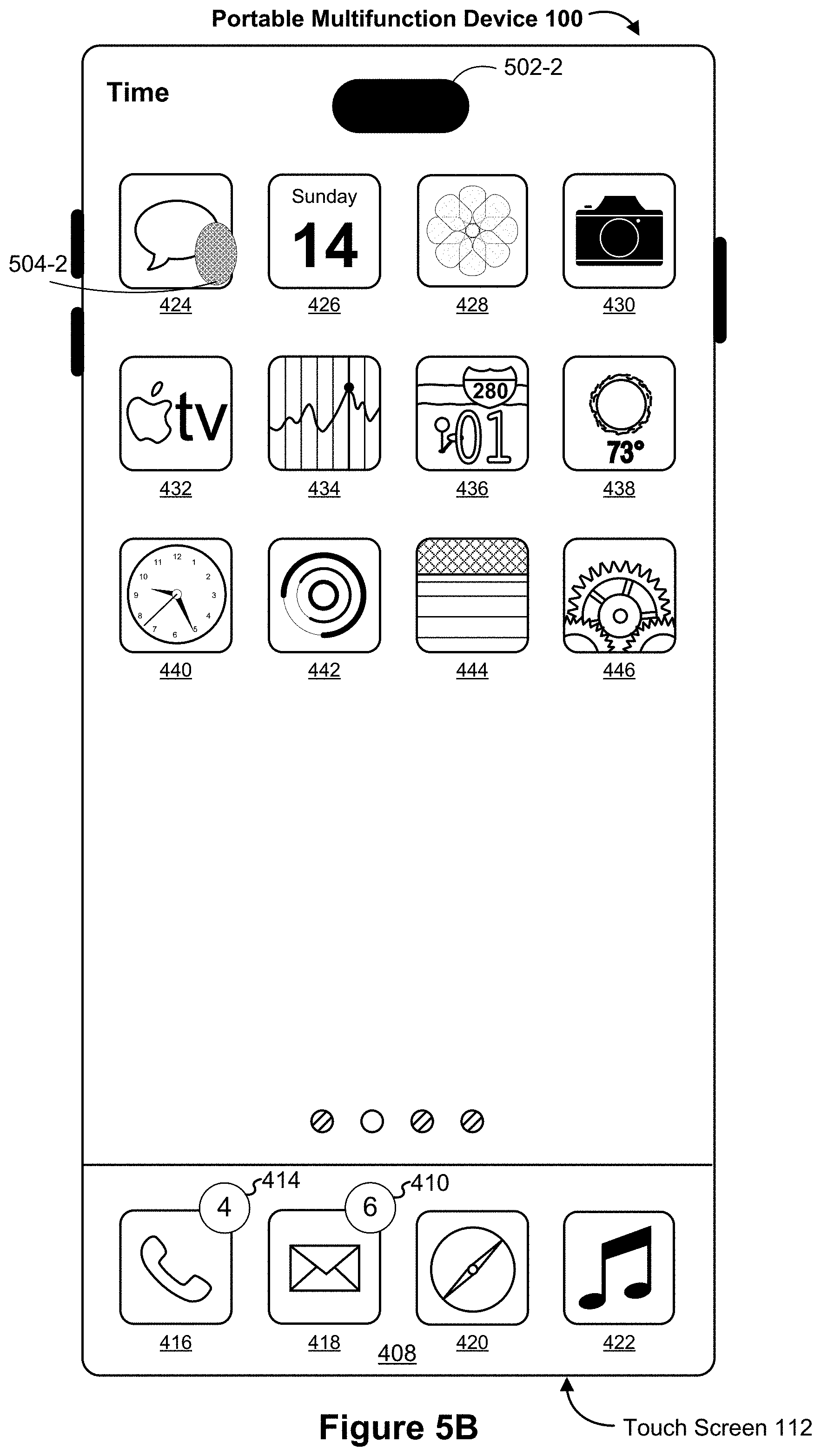 Patent US11775128 Figure 8 – Devices, methods, and graphical user interfaces for updating a session region