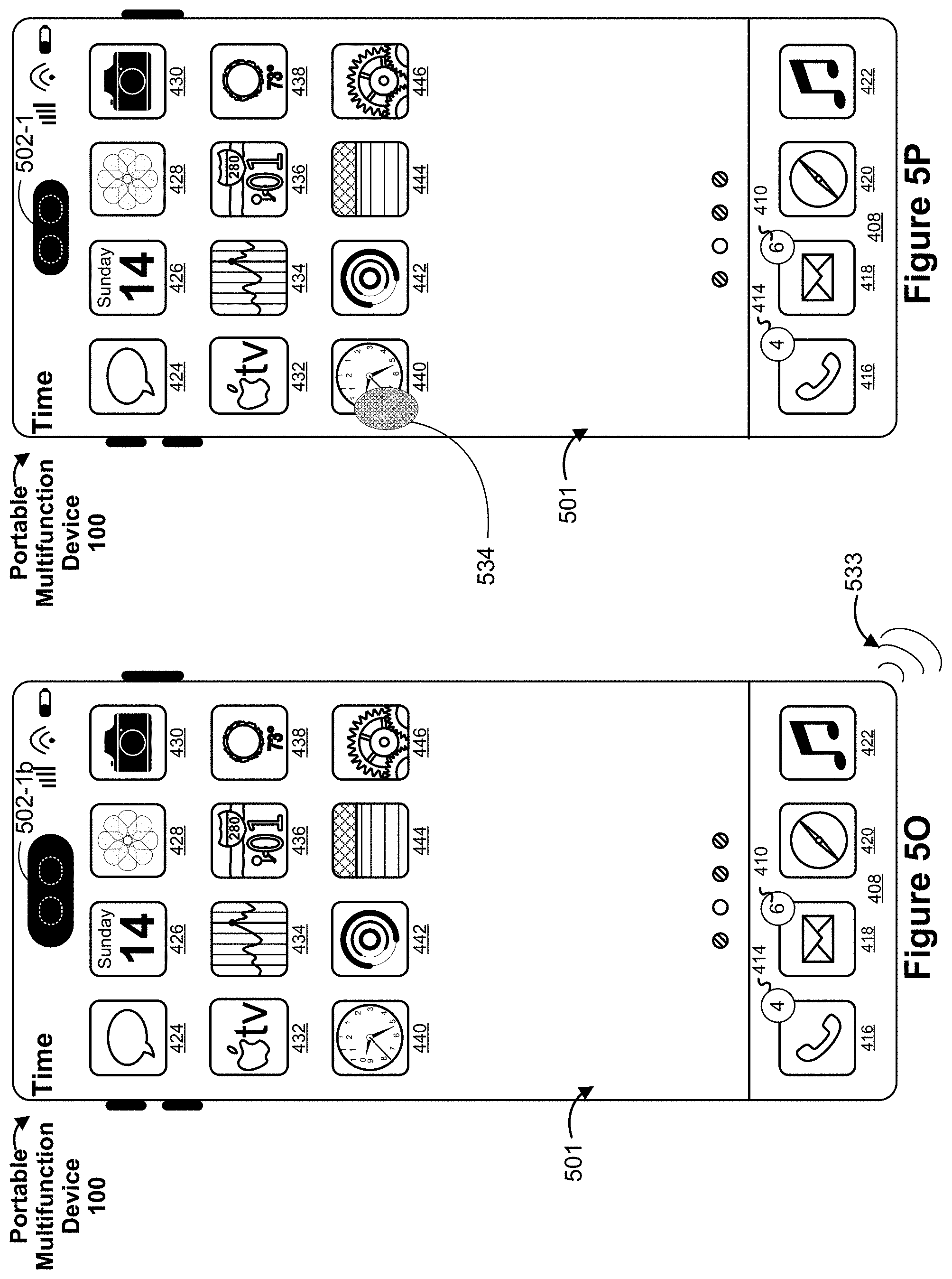 Patent US11775128 Figure 15 – Devices, methods, and graphical user interfaces for updating a session region