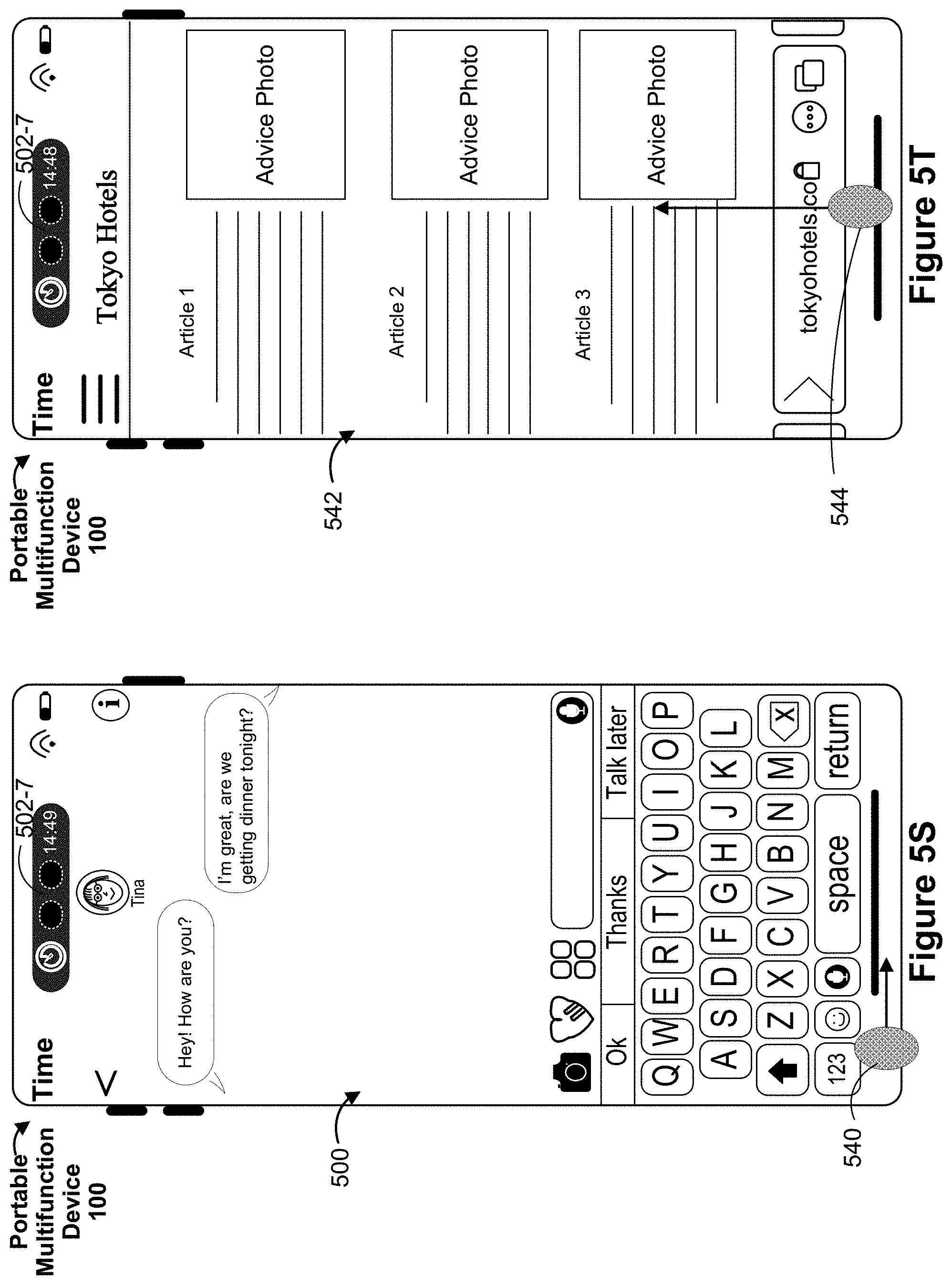 Patent US11775128 Figure 17 – Devices, methods, and graphical user interfaces for updating a session region