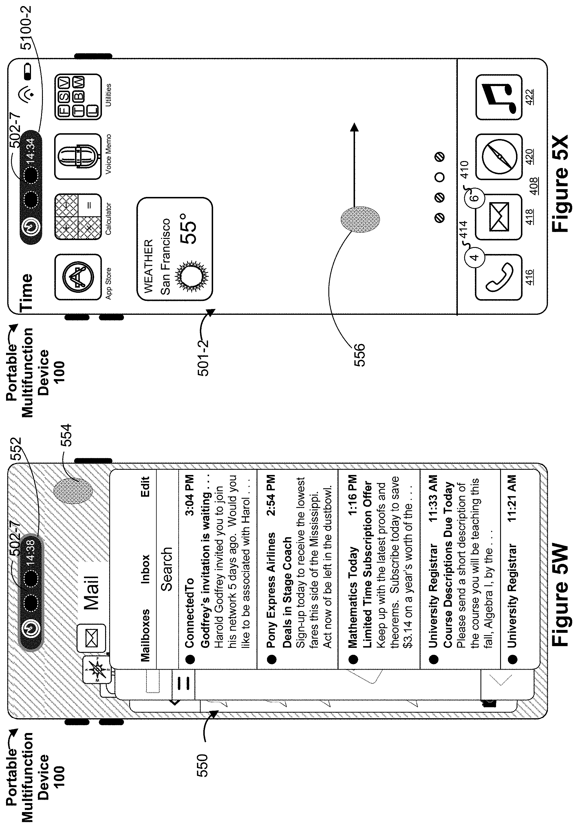 Patent US11775128 Figure 19 – Devices, methods, and graphical user interfaces for updating a session region