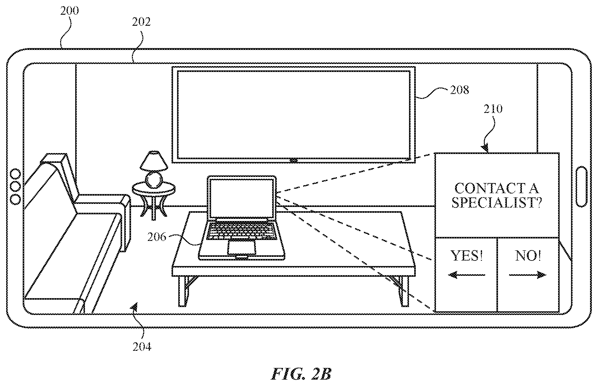 Patent US11775130 Figure 4 – Guided retail experience