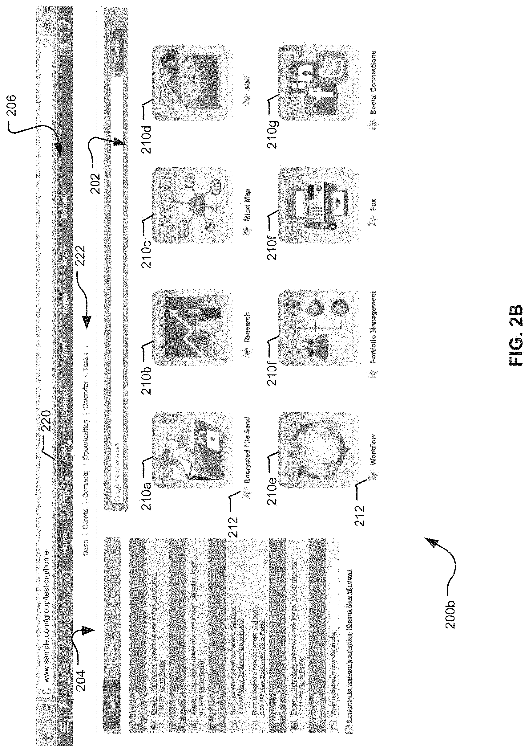 Patent US11775133 Figure 3 – Browser-based application management