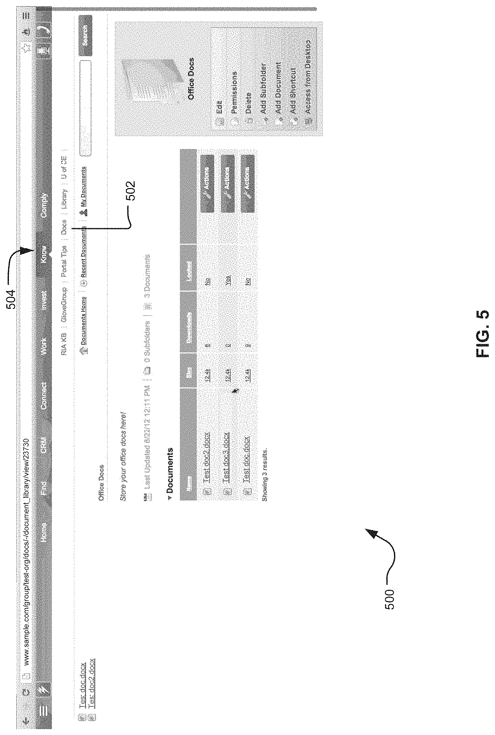 Patent US11775133 Figure 7 – Browser-based application management