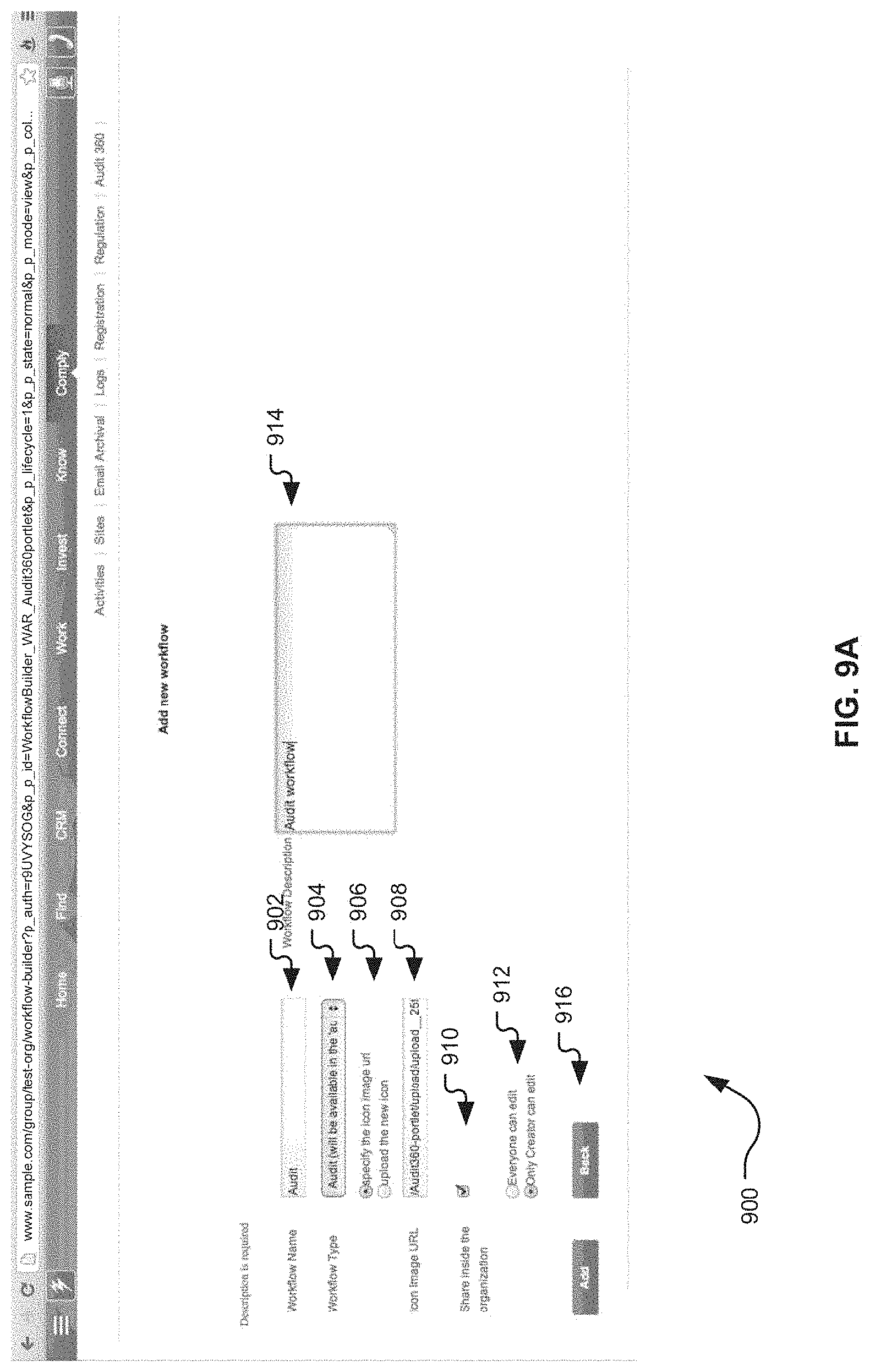 Patent US11775133 Figure 13 – Browser-based application management