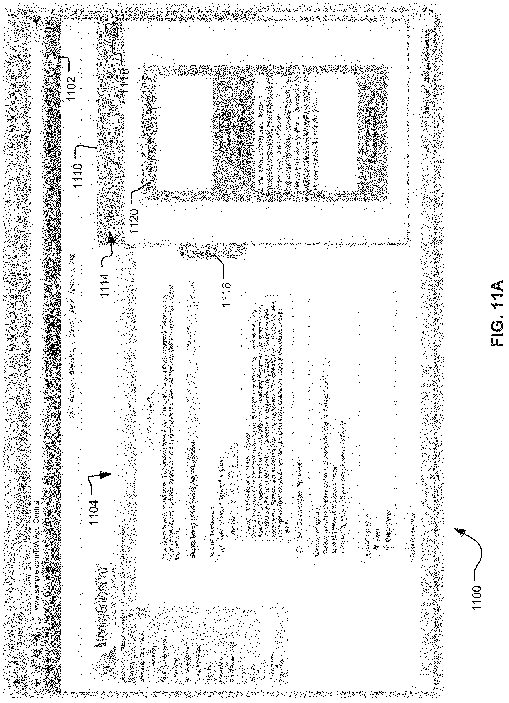 Patent US11775133 Figure 17 – Browser-based application management
