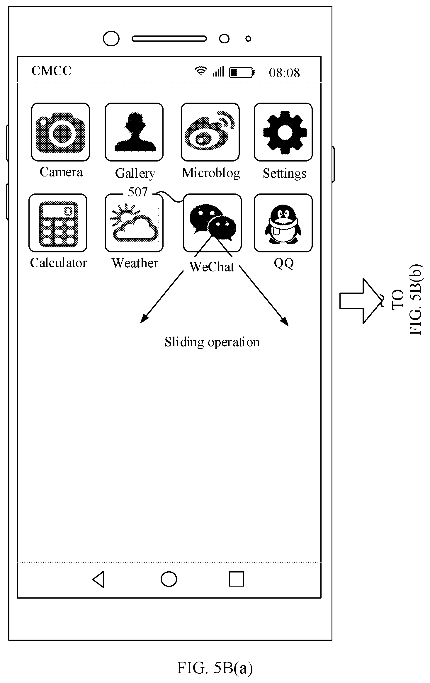 Patent US11775135 Figure 9 – Application icon displaying method and terminal