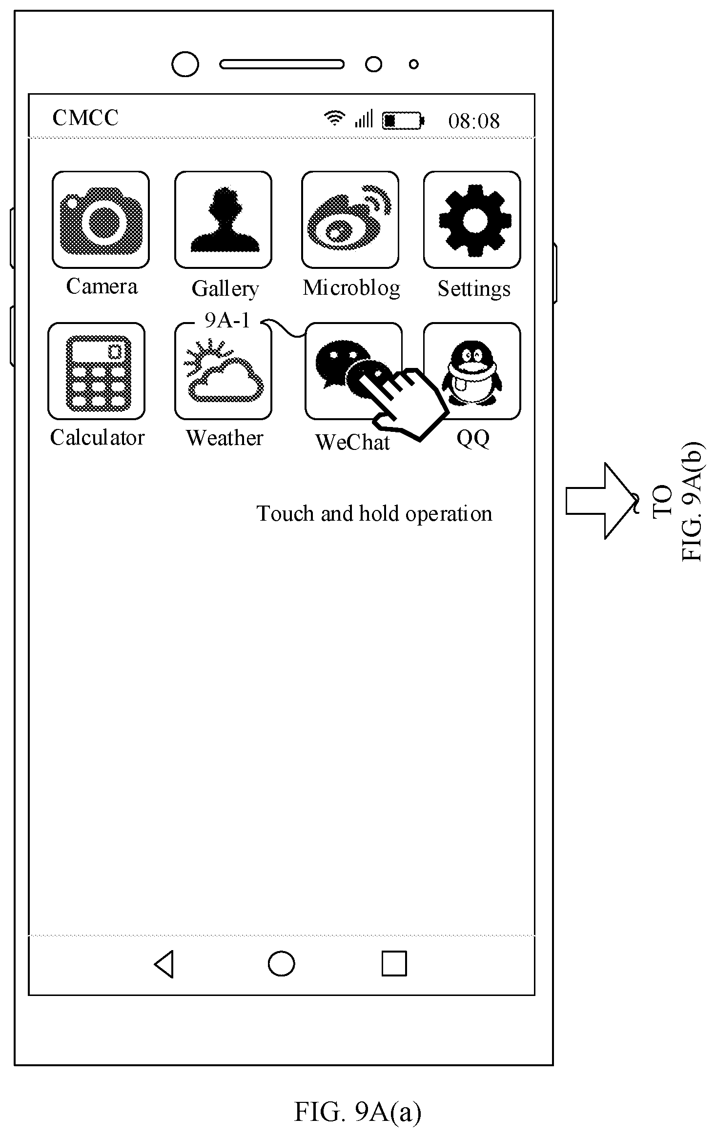 Patent US11775135 Figure 14 – Application icon displaying method and terminal