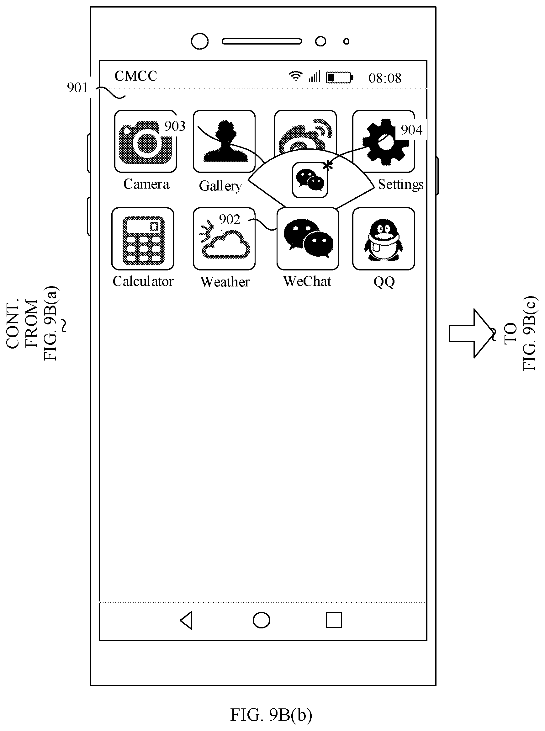Patent US11775135 Figure 17 – Application icon displaying method and terminal