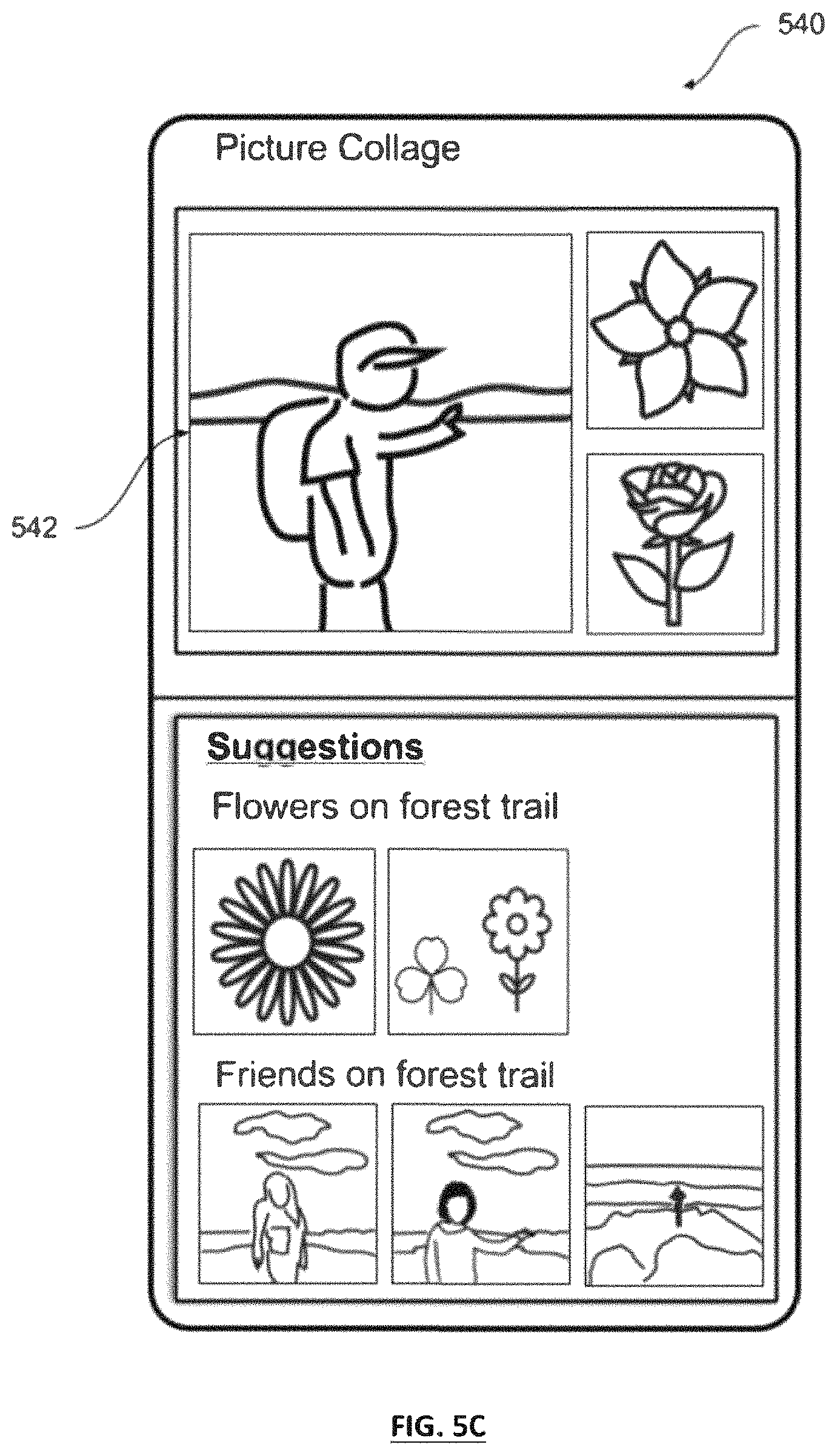 Patent US11775139 Figure 7 – Image selection suggestions