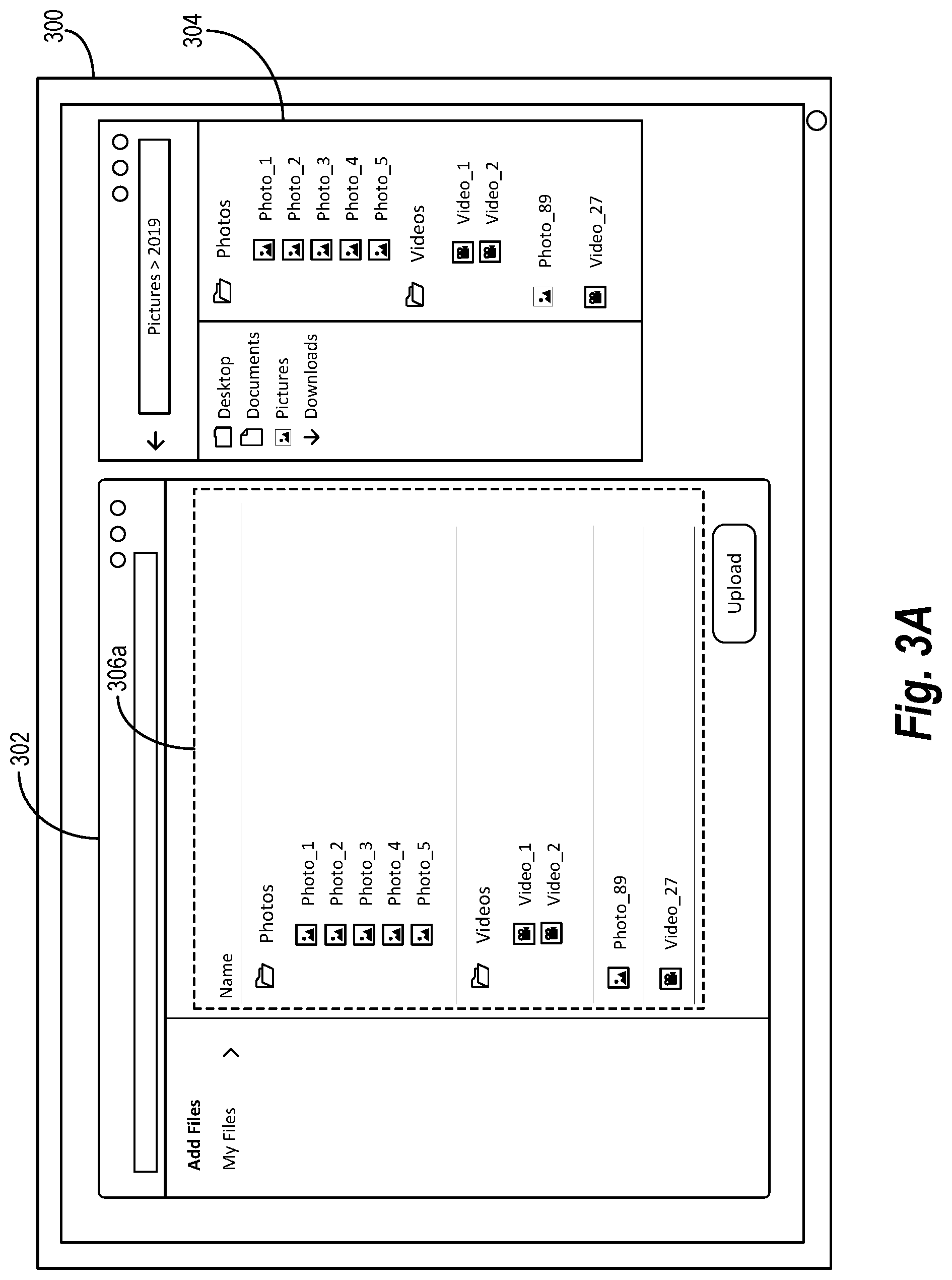 Patent US11775140 Figure 4 – Generating a customized organizational structure for uploading content to a cloud-based storage system