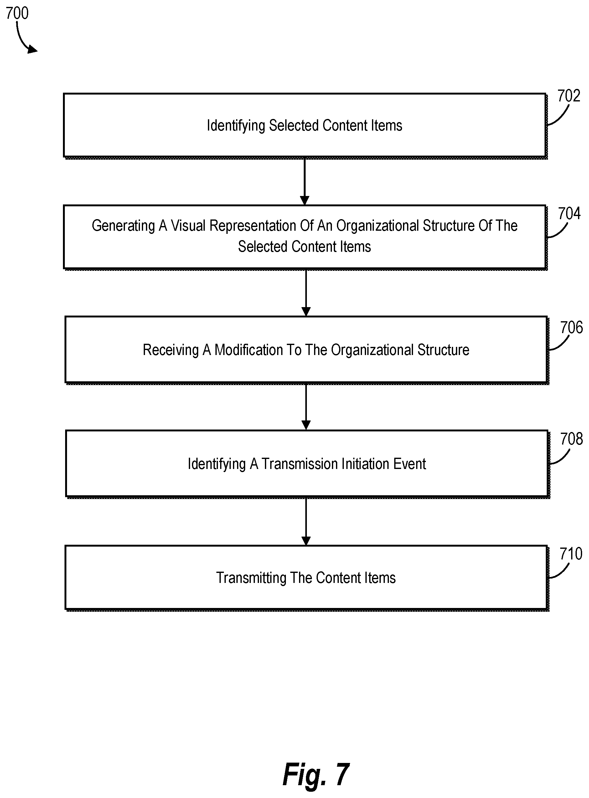 Patent US11775140 Figure 10 – Generating a customized organizational structure for uploading content to a cloud-based storage system