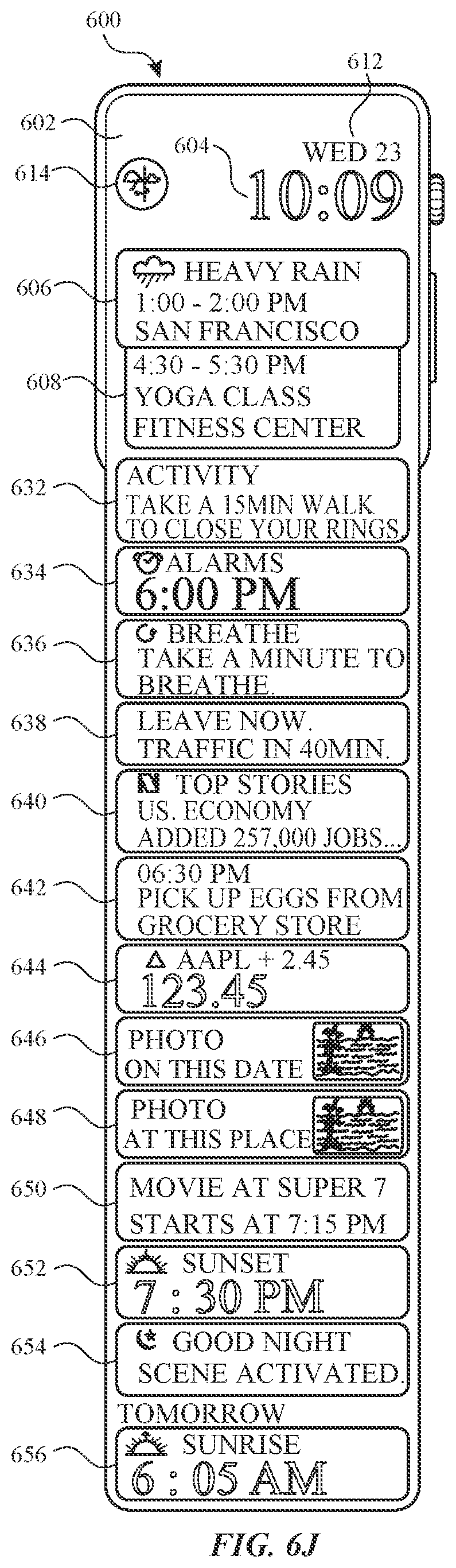 Patent US11775141 Figure 18 – Context-specific user interfaces