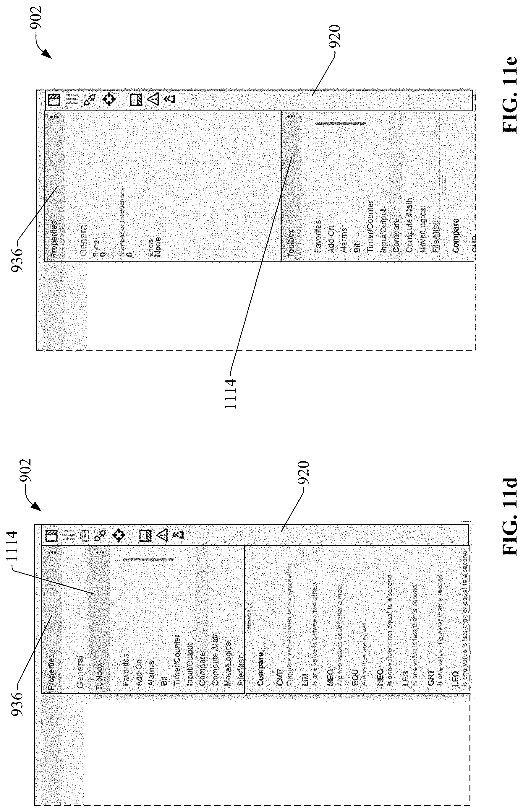 Patent US11775142 Figure 14 – Preferential automation view curation