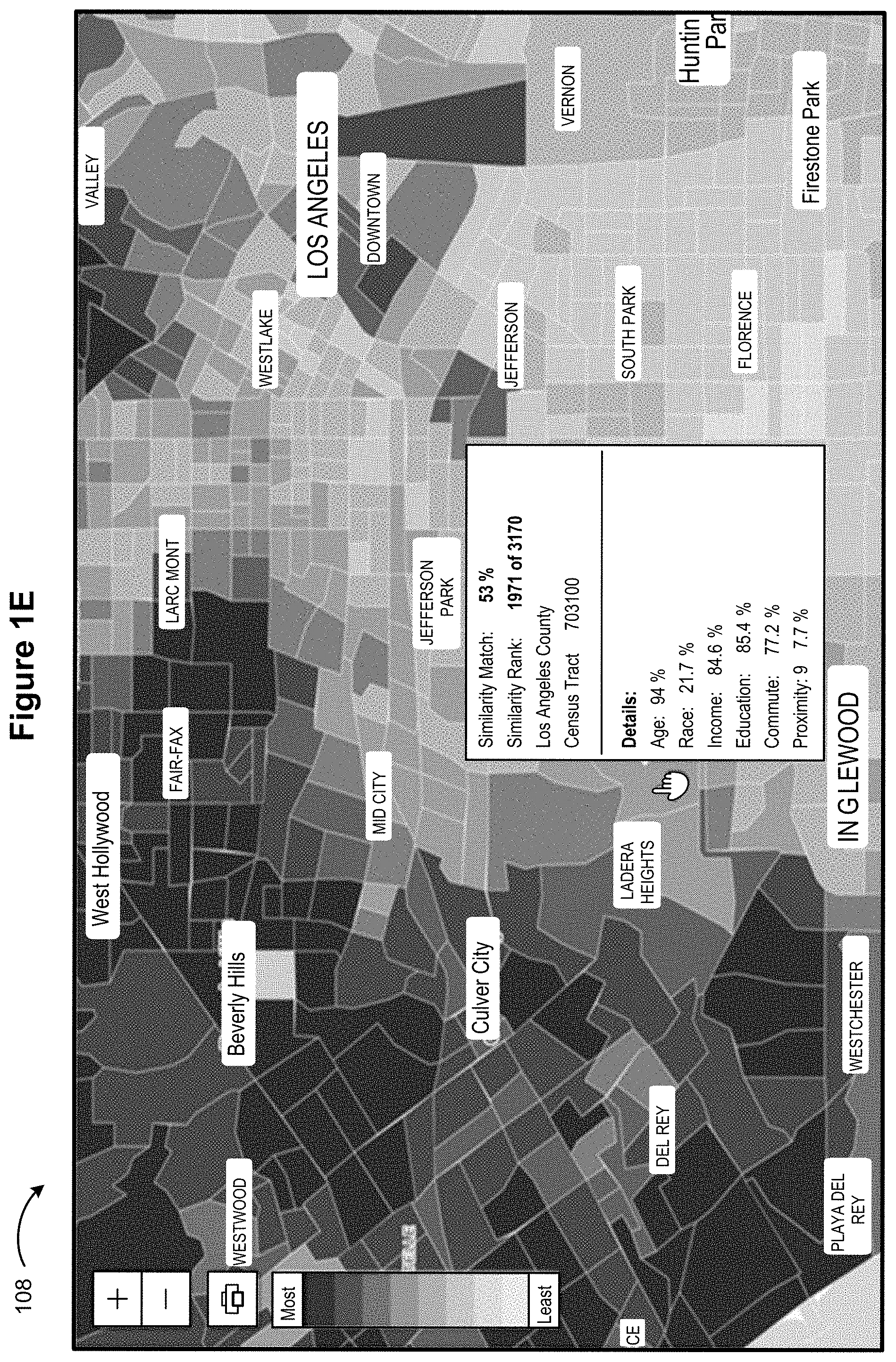 Patent US11775144 Figure 6 – Place-based semantic similarity platform
