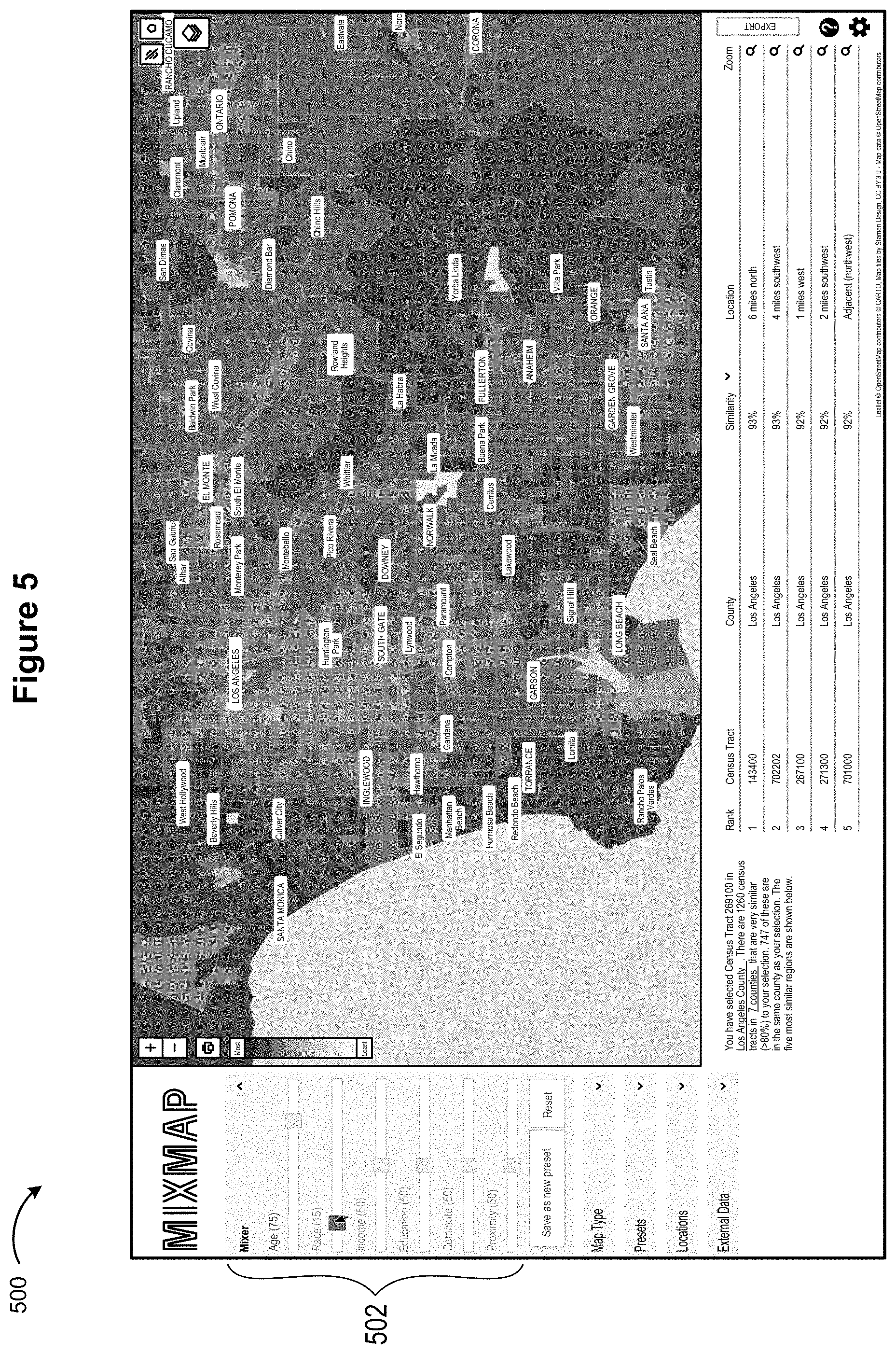 Patent US11775144 Figure 13 – Place-based semantic similarity platform
