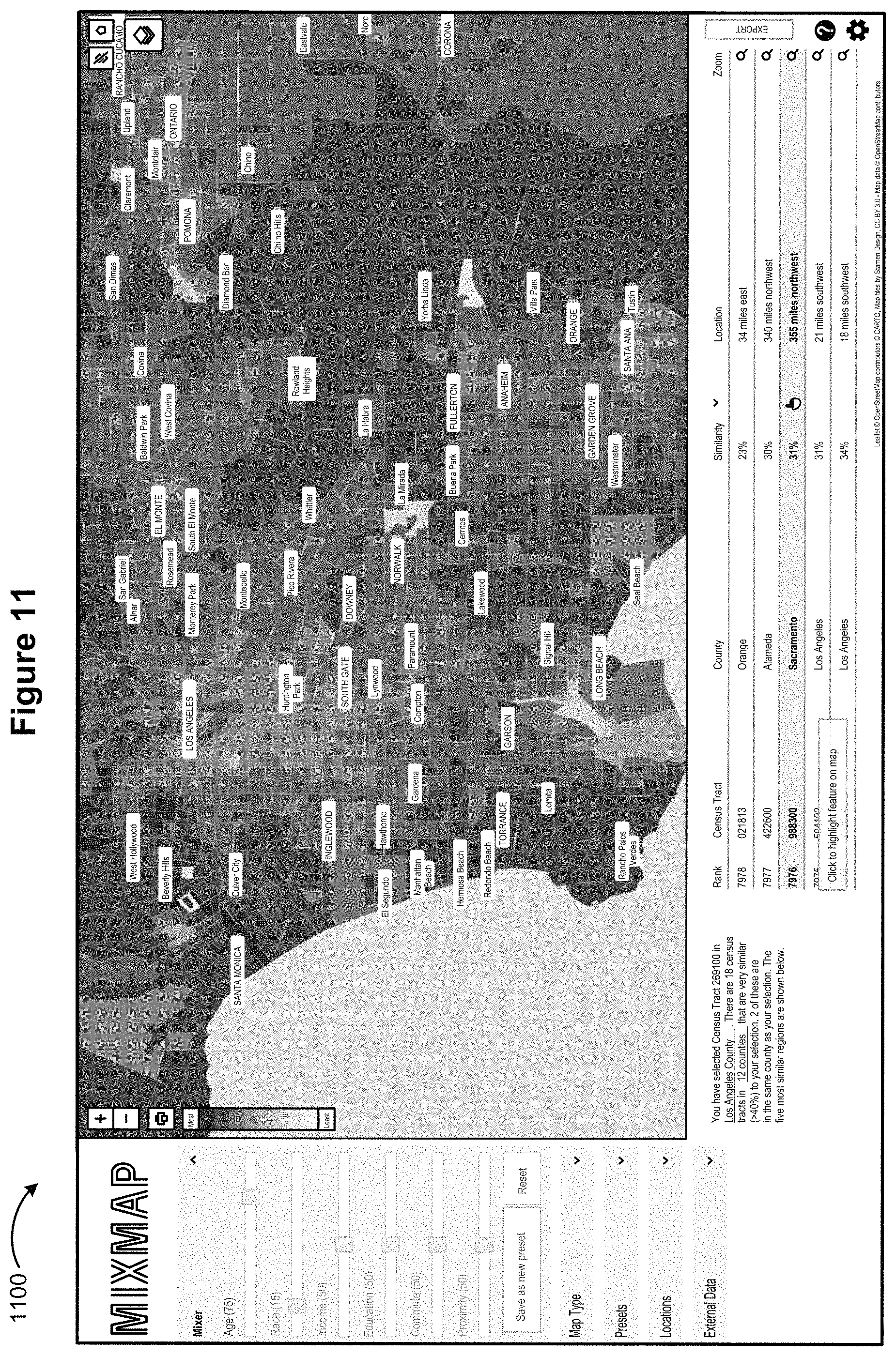 Patent US11775144 Figure 19 – Place-based semantic similarity platform