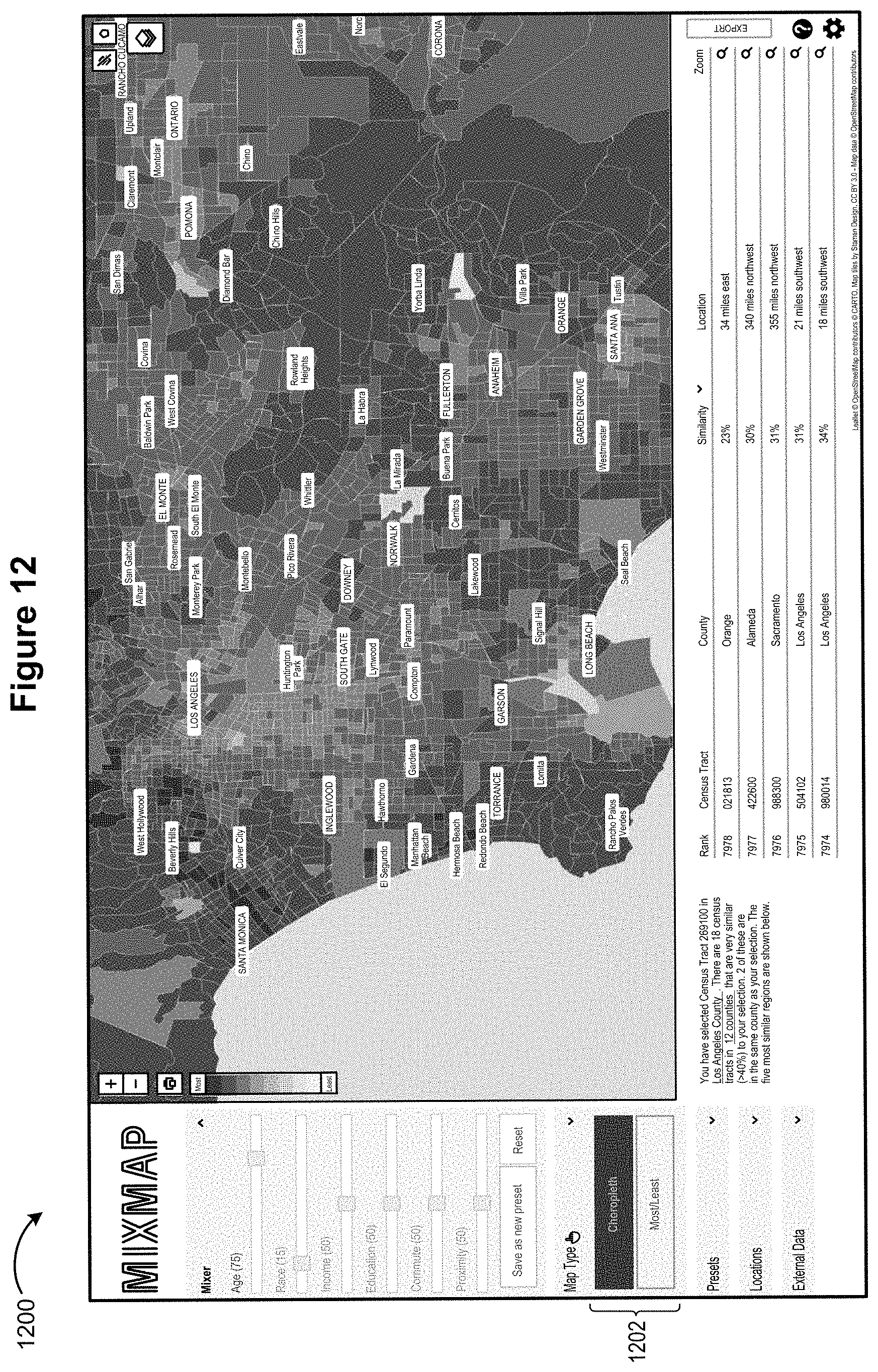 Patent US11775144 Figure 20 – Place-based semantic similarity platform