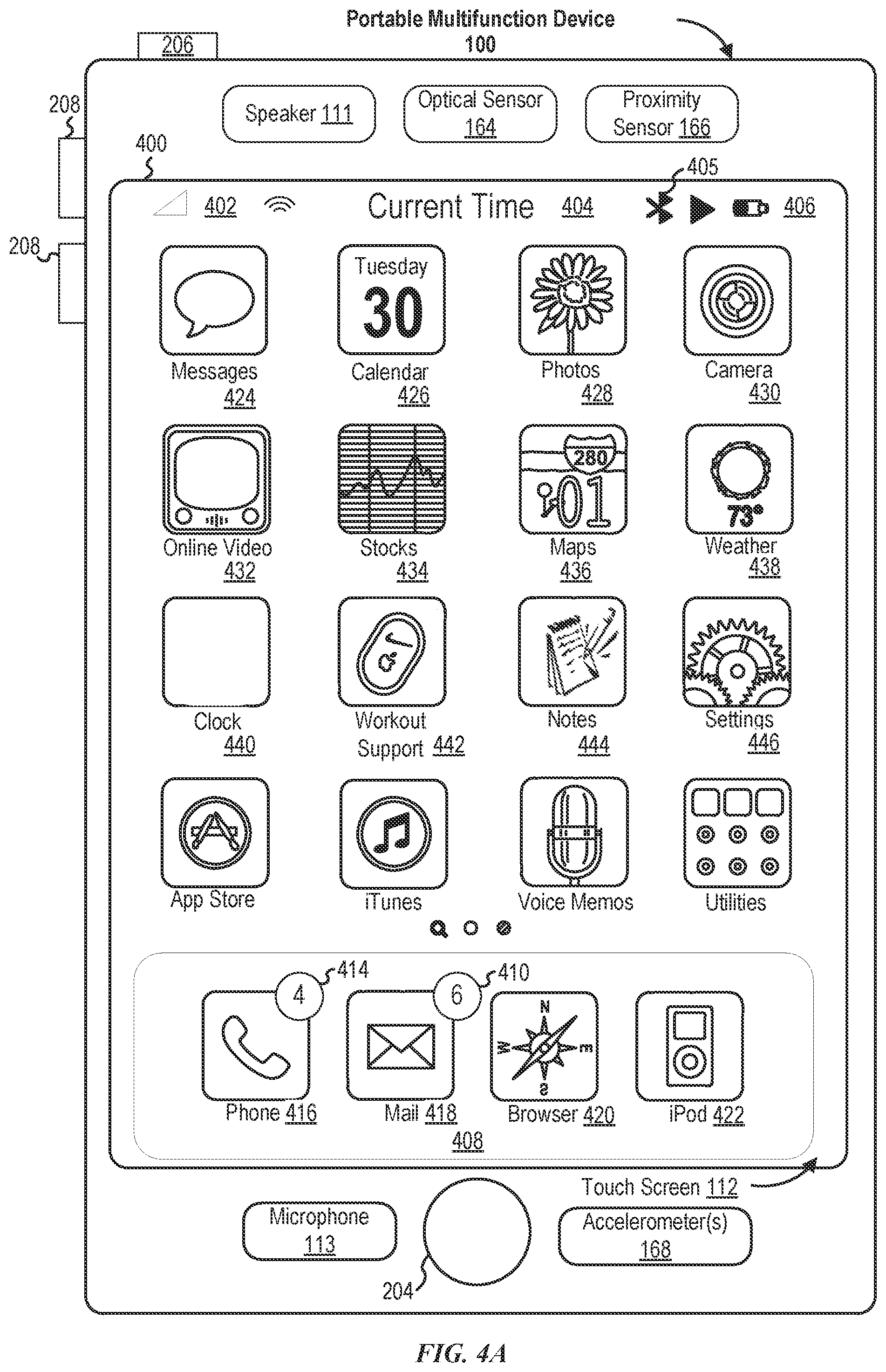 Patent US11775145 Figure 5 – Message user interfaces for capture and transmittal of media and location content