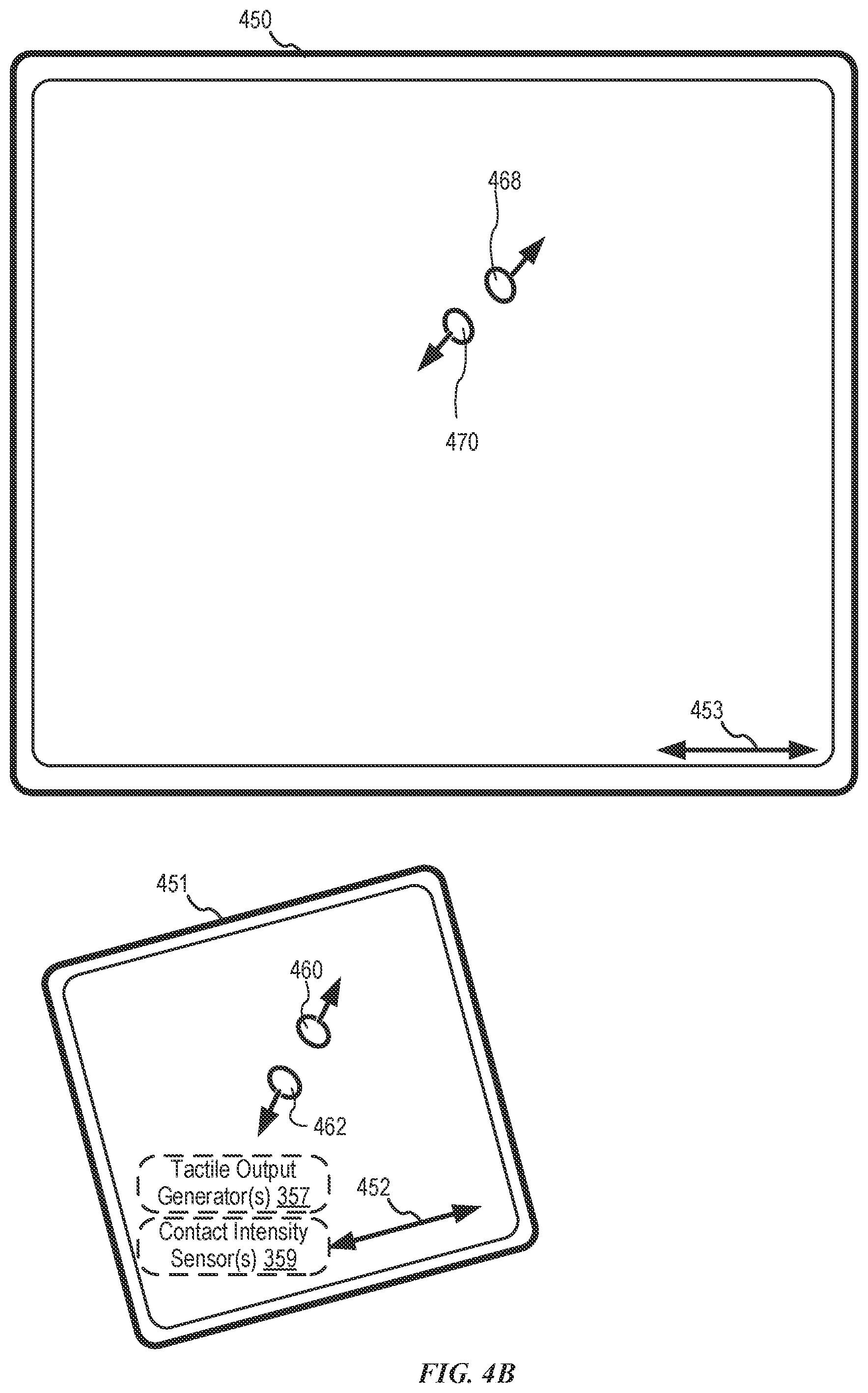 Patent US11775145 Figure 6 – Message user interfaces for capture and transmittal of media and location content