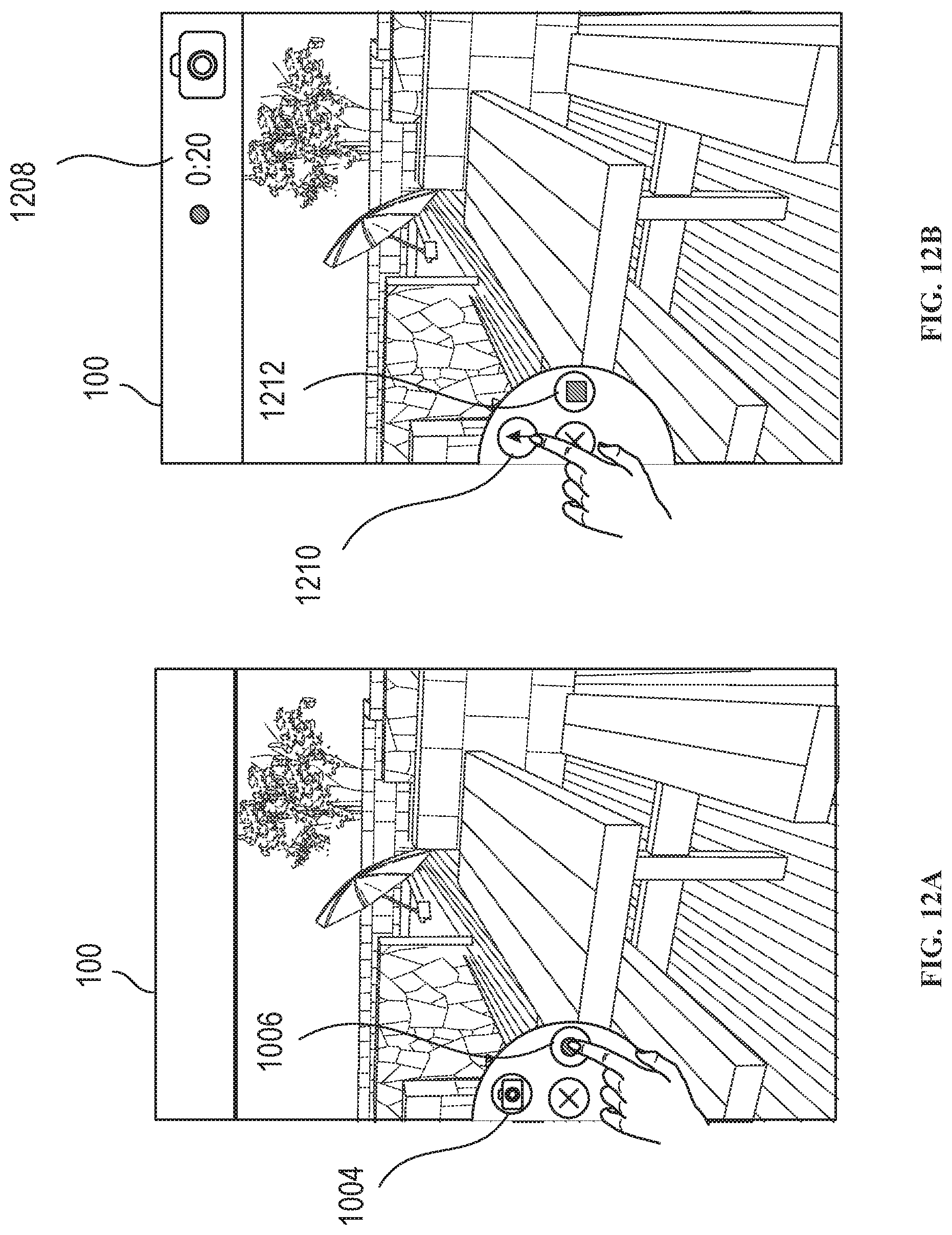 Patent US11775145 Figure 16 – Message user interfaces for capture and transmittal of media and location content