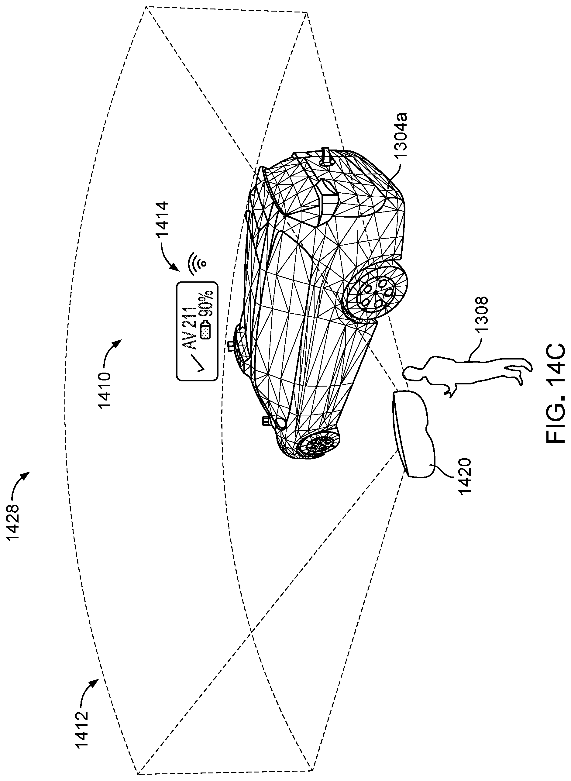 Patent US11775148 Figure 16 – Augmented reality enabled autonomous vehicle command center