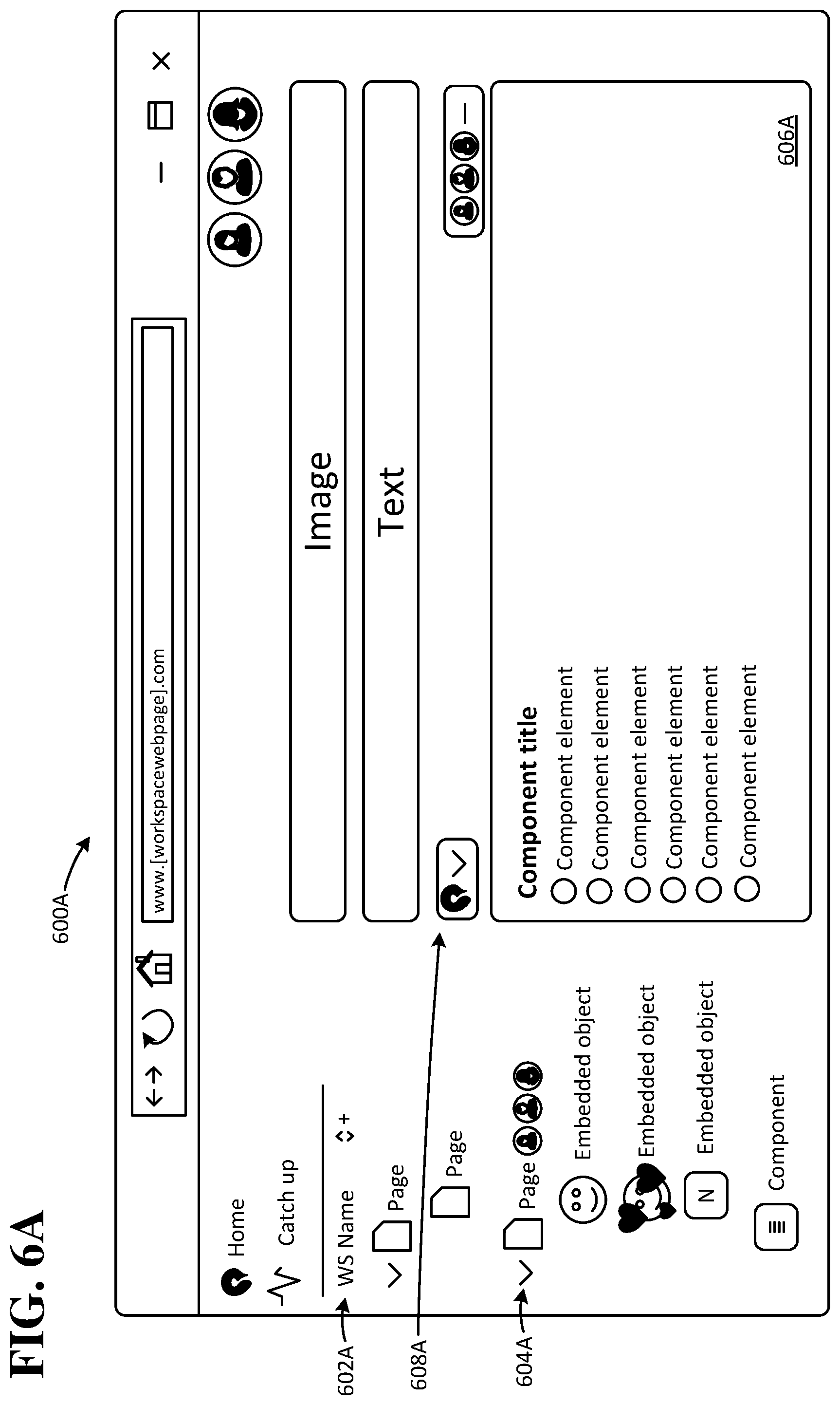 Patent US11775149 Figure 6 – Interactive user interface controls for shared dynamic objects