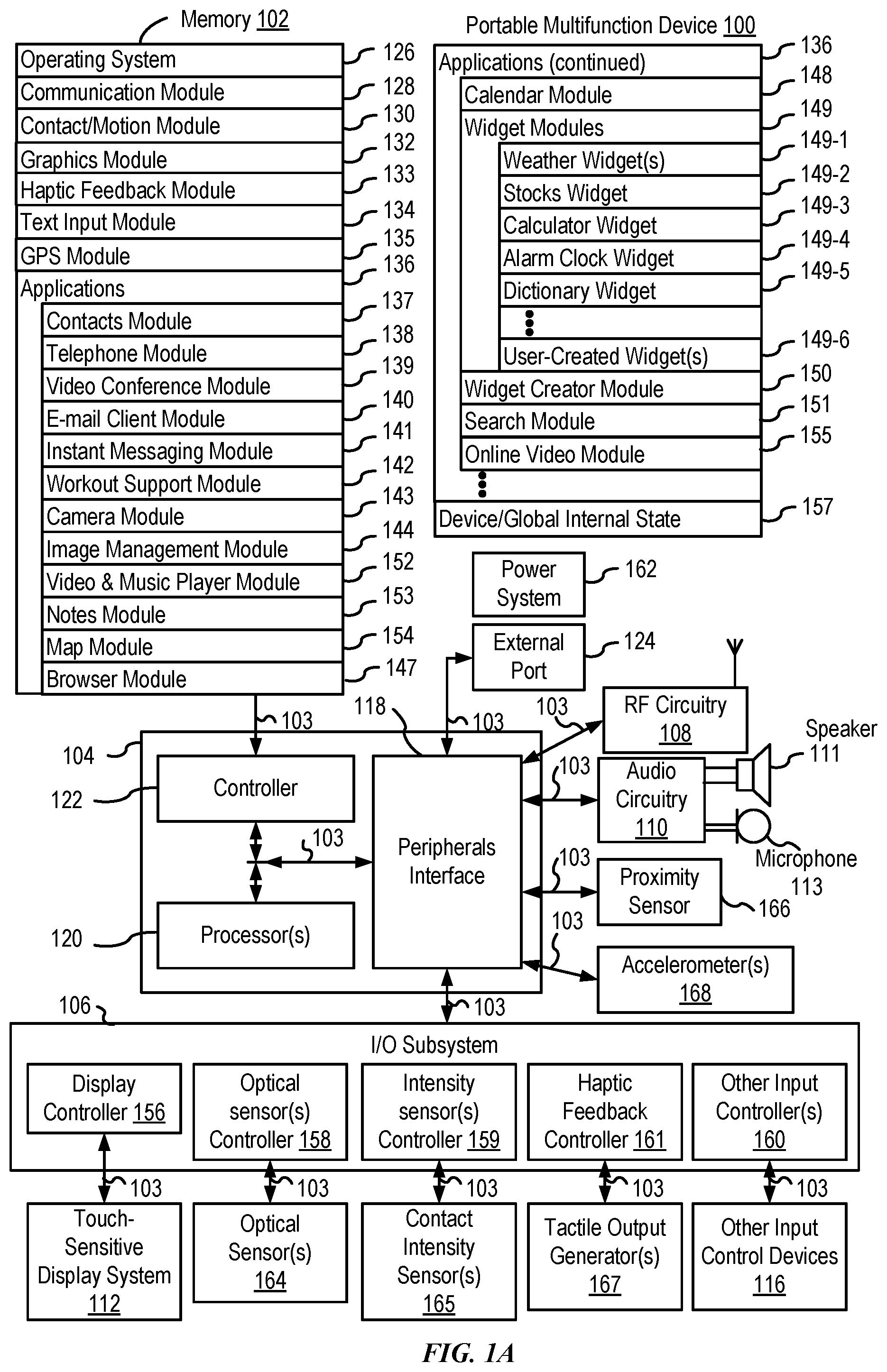 Patent US11775150 Figure 1 – Stopwatch and timer user interfaces