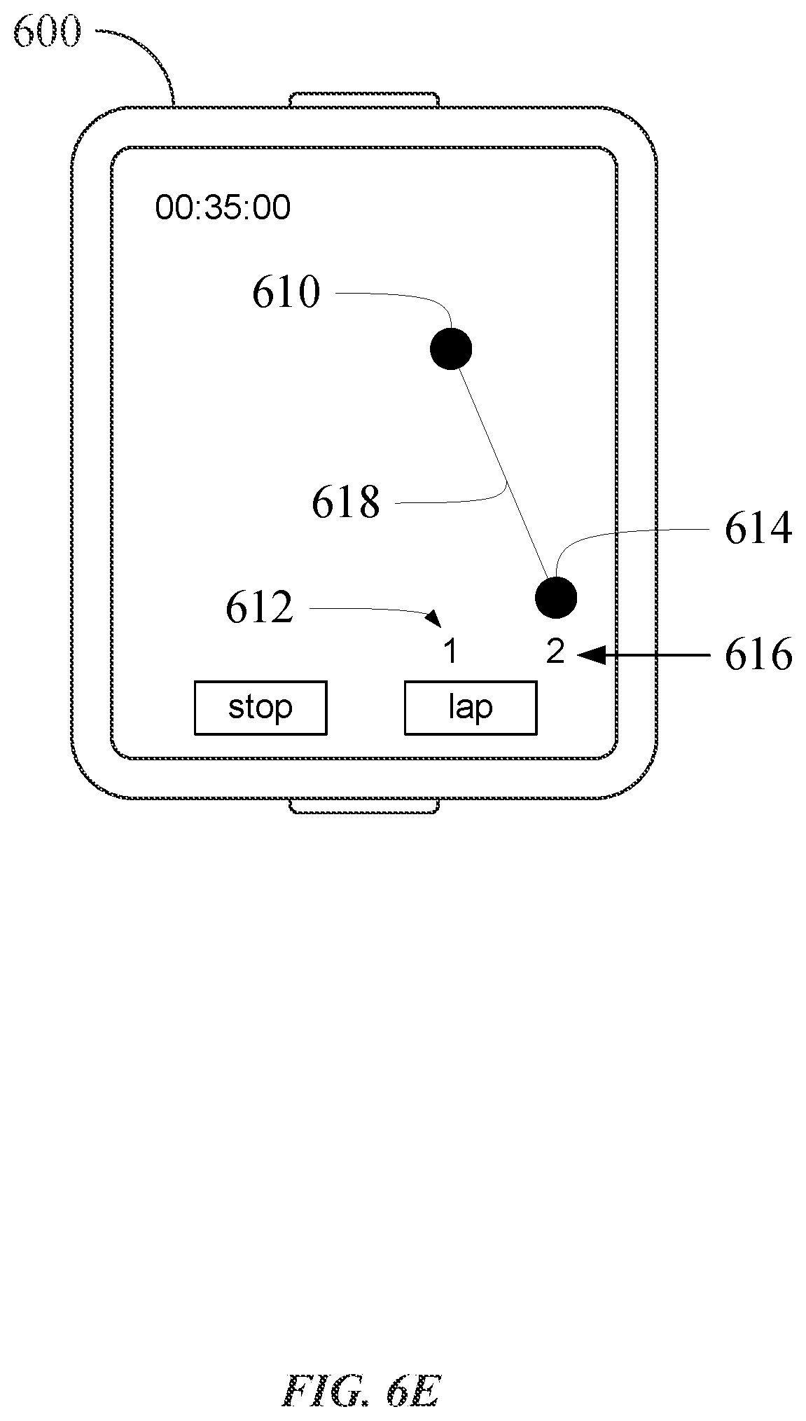 Patent US11775150 Figure 13 – Stopwatch and timer user interfaces