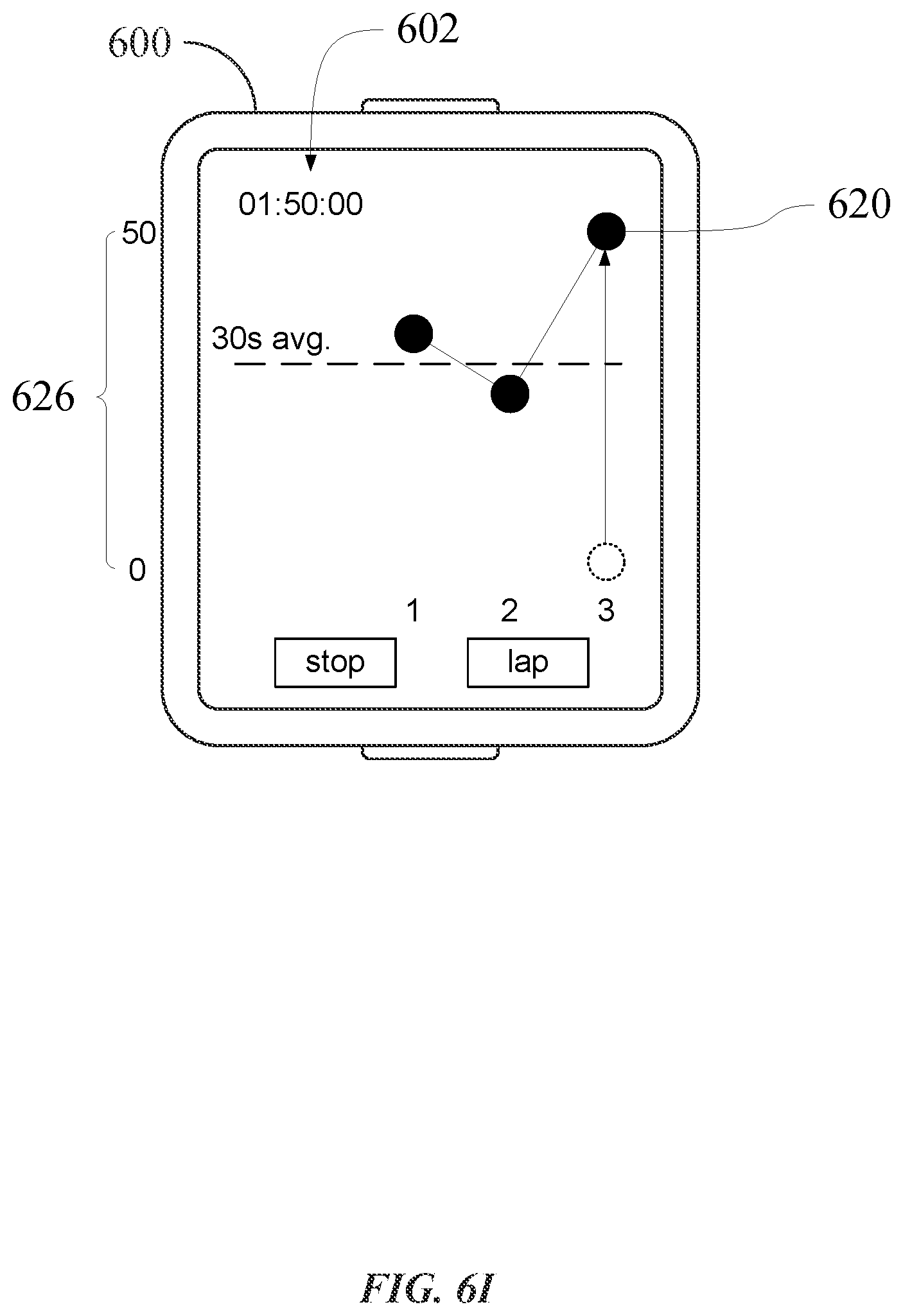 Patent US11775150 Figure 17 – Stopwatch and timer user interfaces
