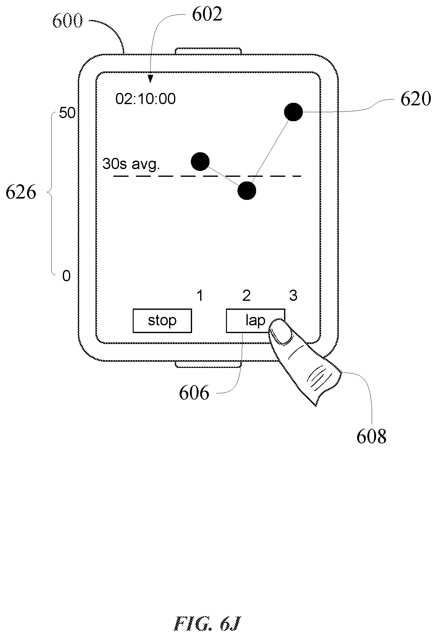 Patent US11775150 Figure 18 – Stopwatch and timer user interfaces