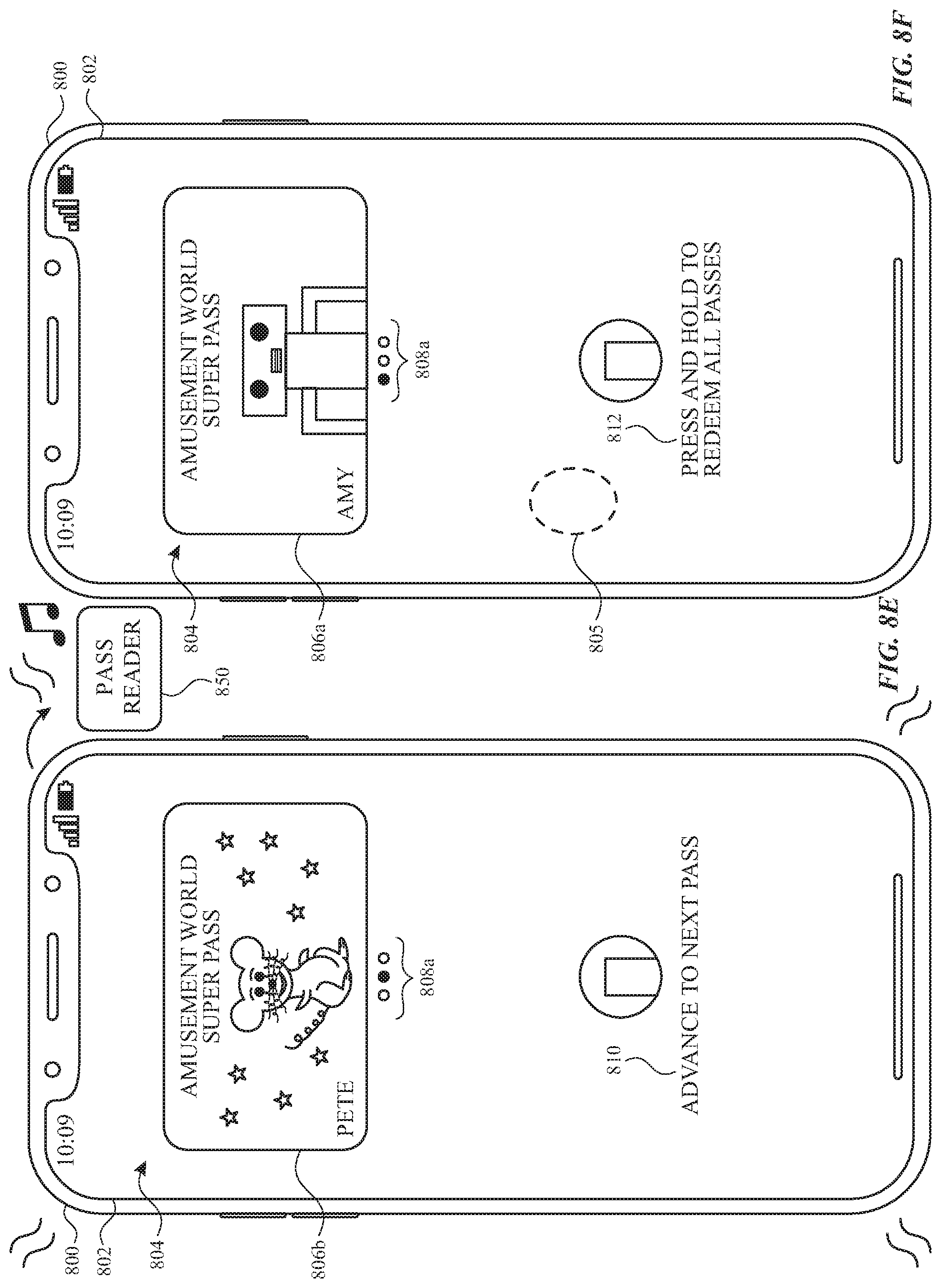 Patent US11775151 Figure 15 – Sharing and using passes or accounts