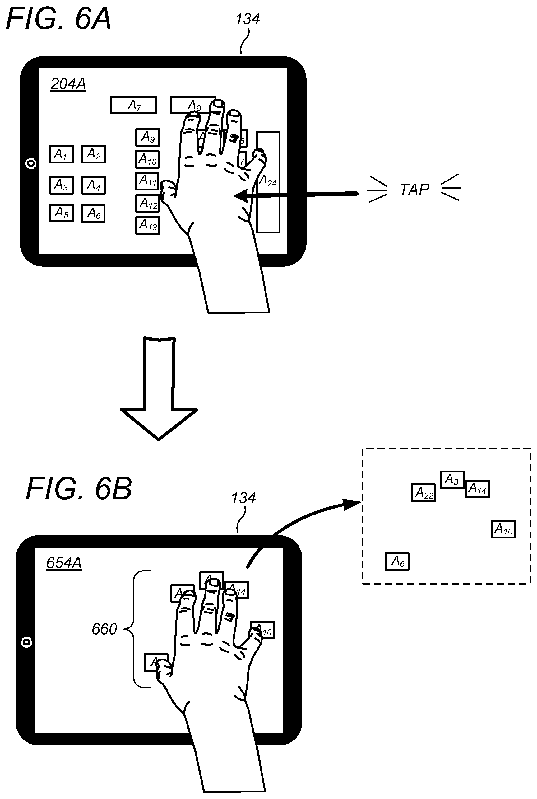 Patent US11775156 Figure 6 – User interface for medical image review workstation