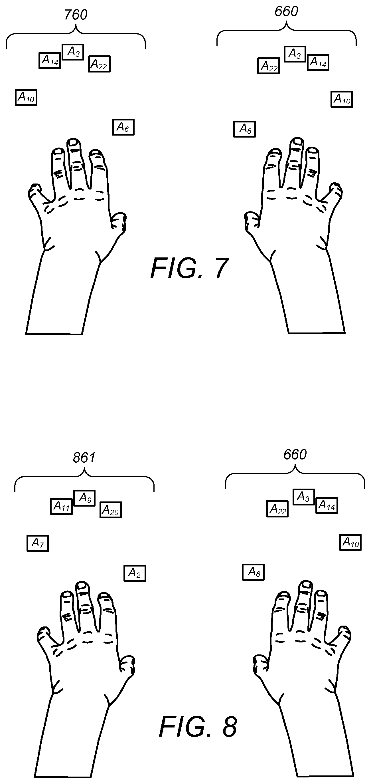 Patent US11775156 Figure 8 – User interface for medical image review workstation