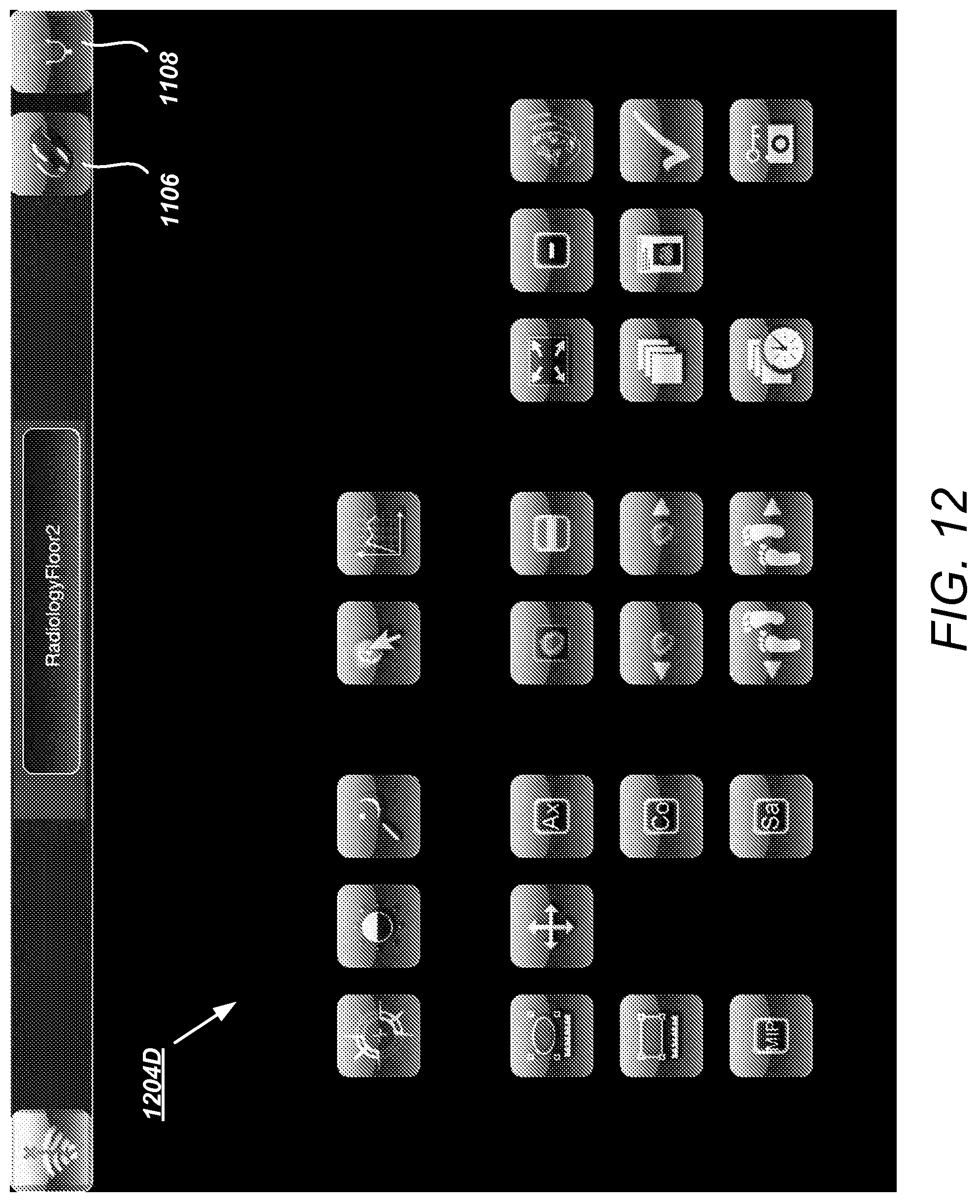 Patent US11775156 Figure 12 – User interface for medical image review workstation