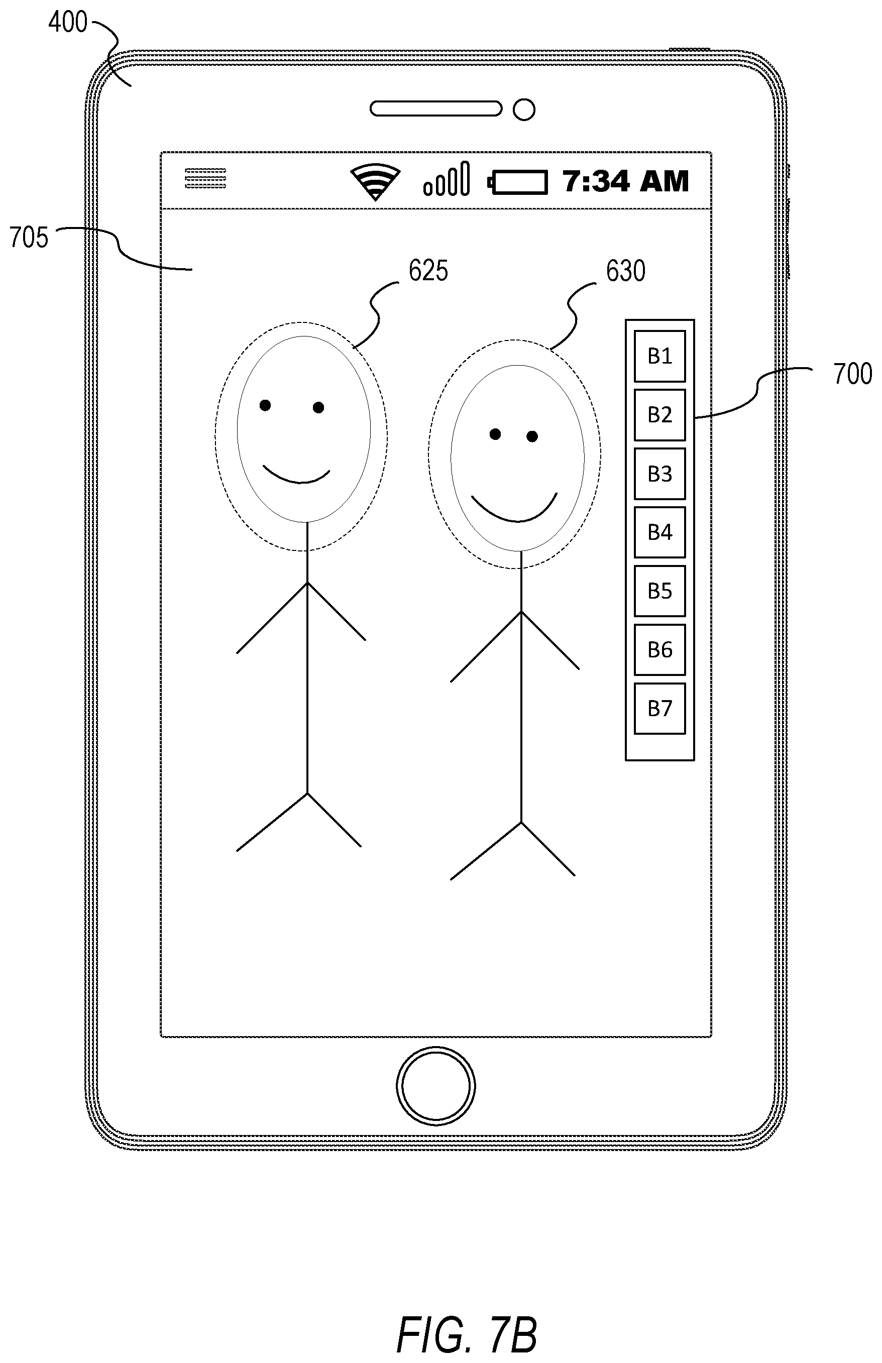 Patent US11775158 Figure 10 – Device-based image modification of depicted objects