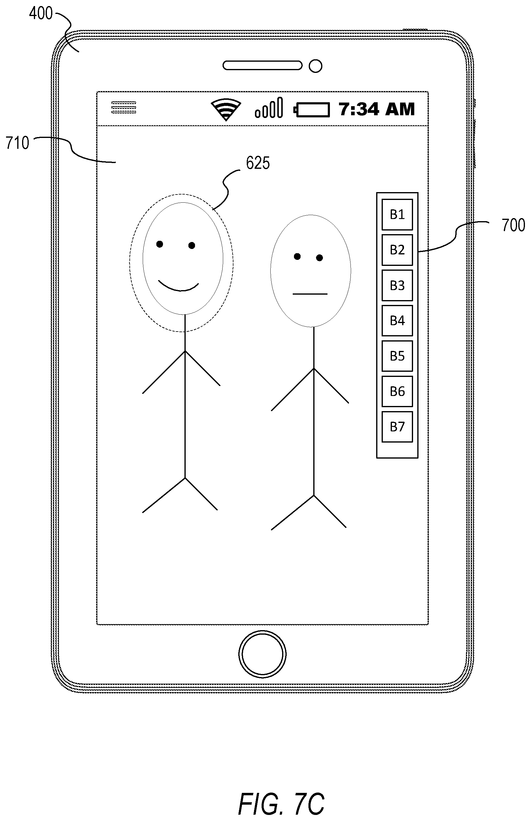 Patent US11775158 Figure 11 – Device-based image modification of depicted objects