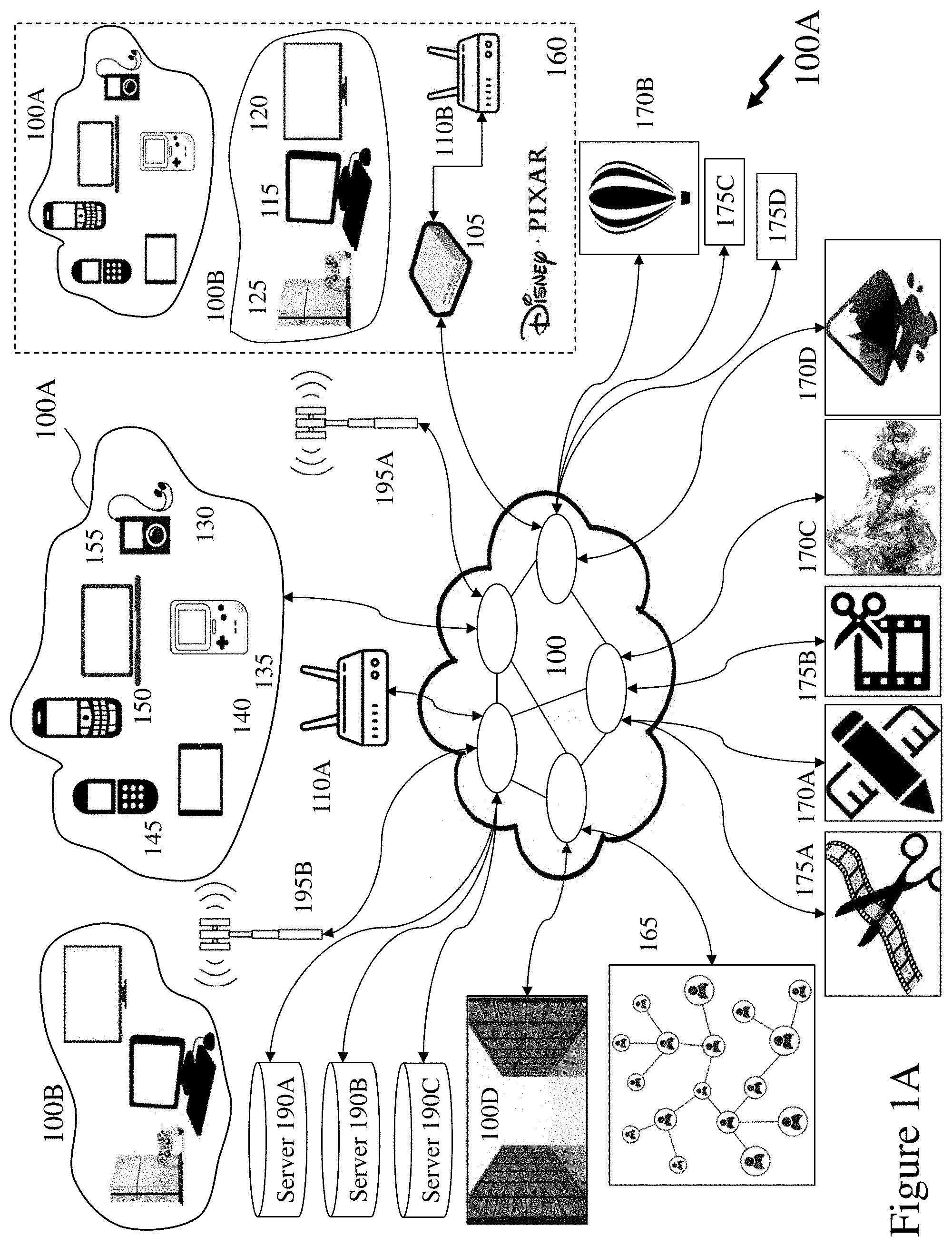 Patent US11775159 Figure 1 – Methods and systems for generating graphical content through easing and paths