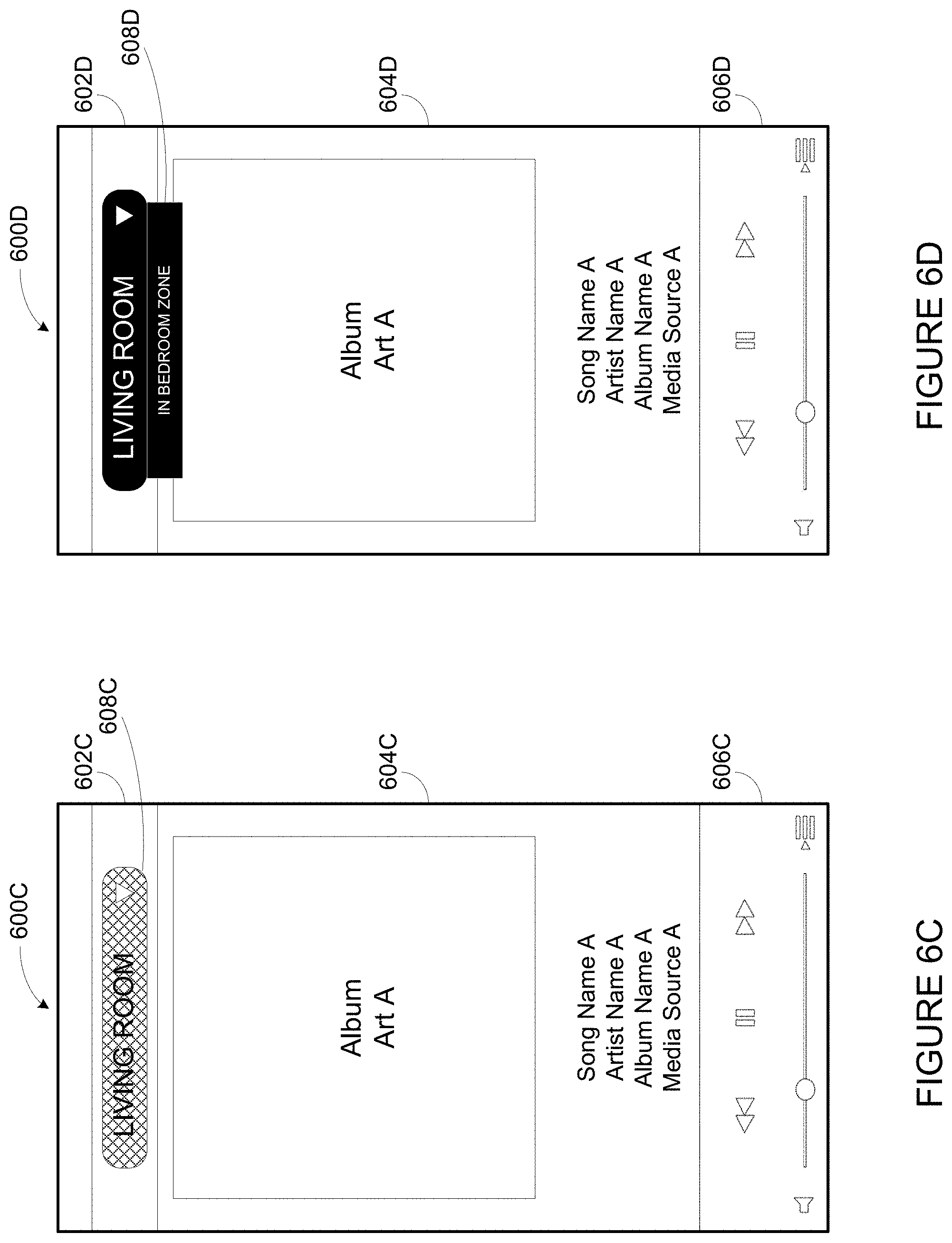 Patent US11775160 Figure 6 – Location based playback system control