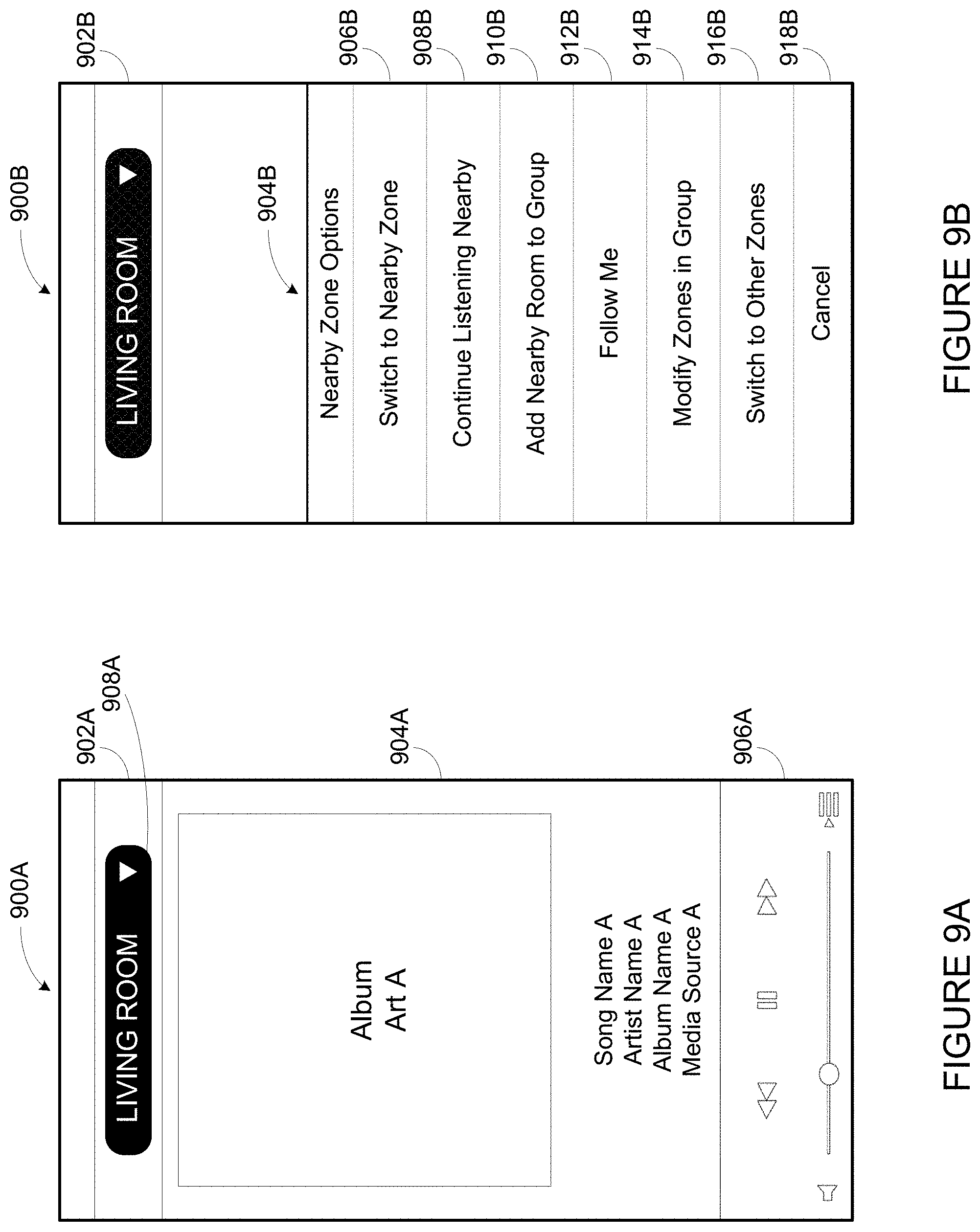 Patent US11775160 Figure 10 – Location based playback system control