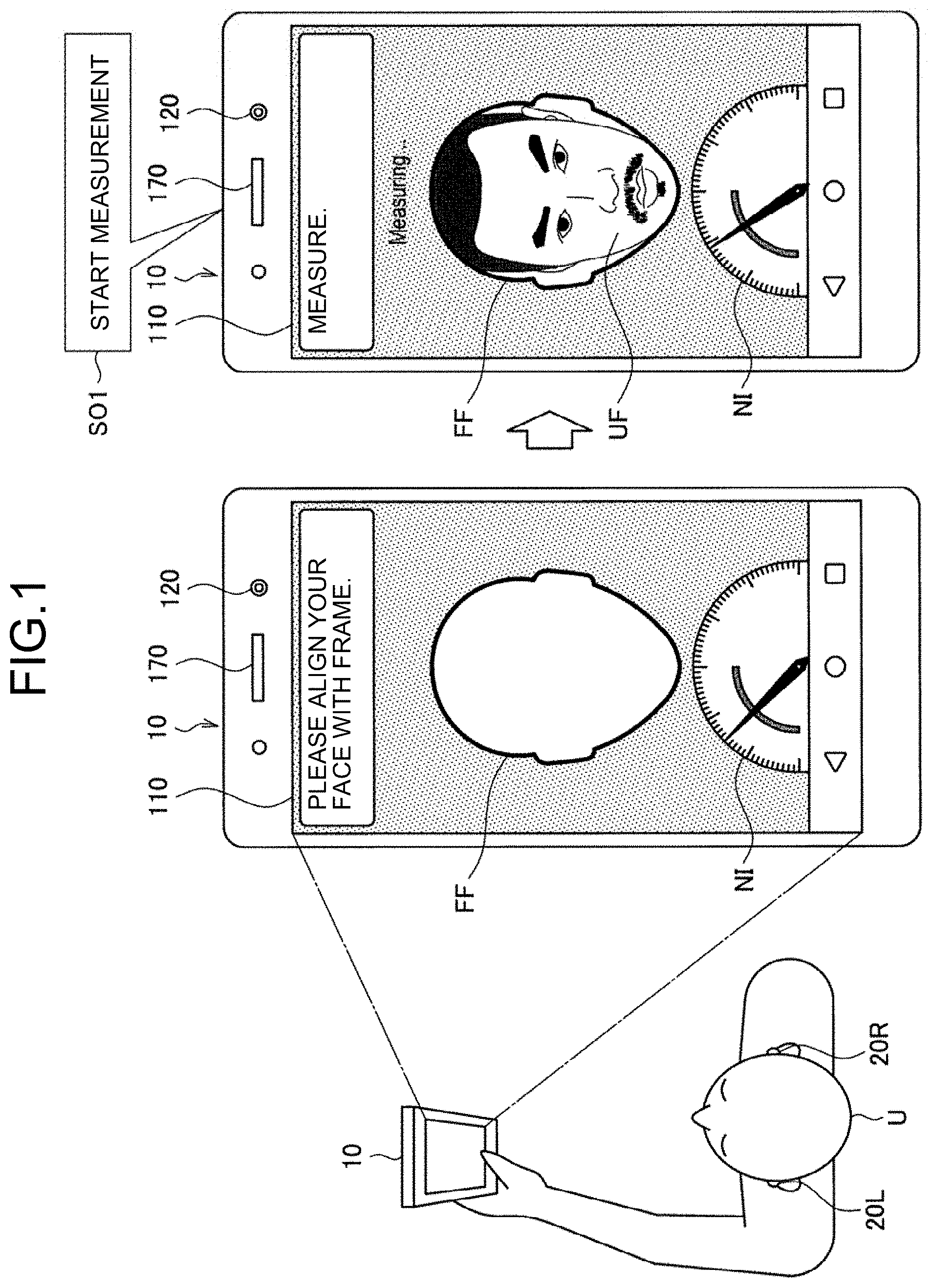 Patent US11775164 Figure 1 – Information processing device, information processing method, and program