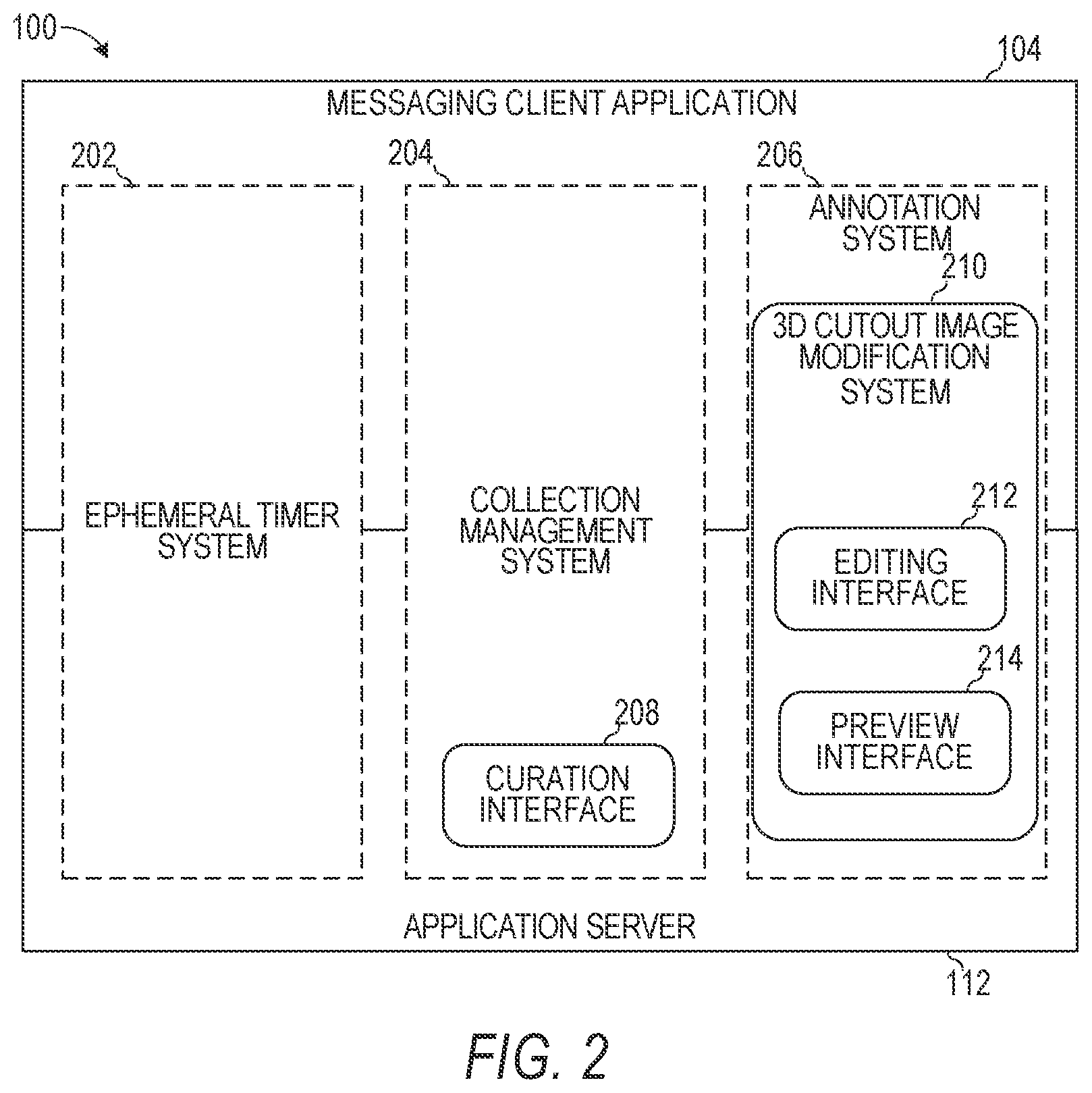 Patent US11775165 Figure 2 – 3D cutout image modification
