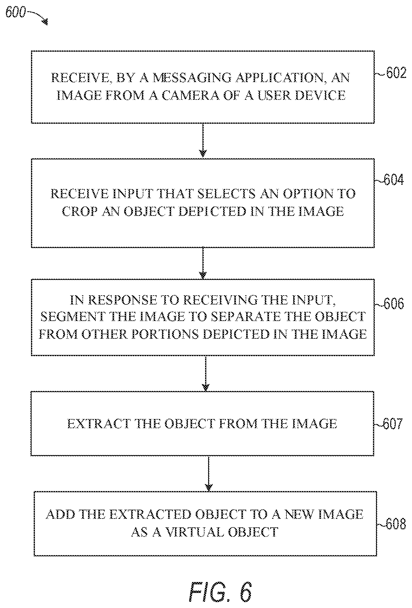 Patent US11775165 Figure 6 – 3D cutout image modification