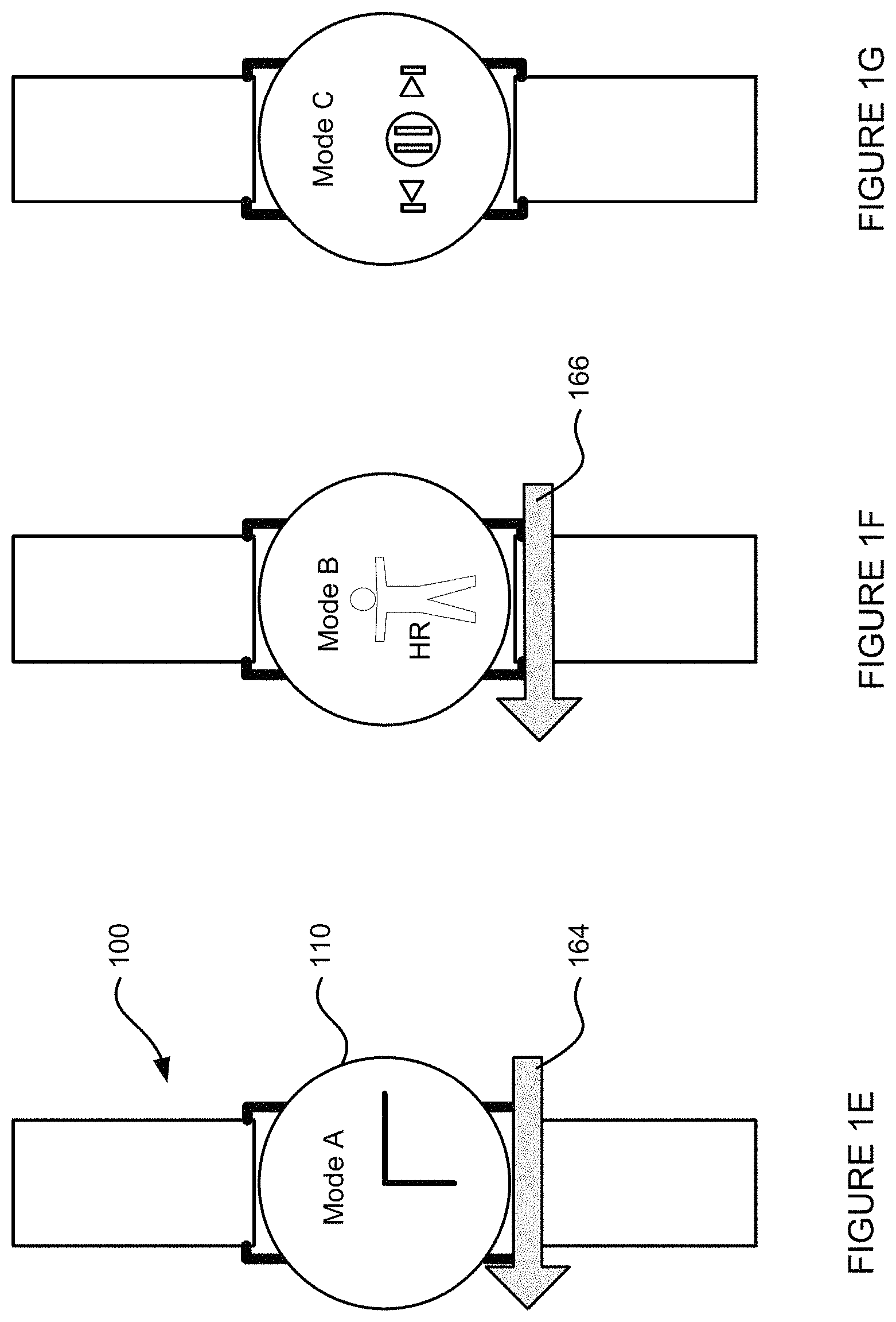 Patent US11775167 Figure 3 – Gesture recognition on watch bezel using strain gauges