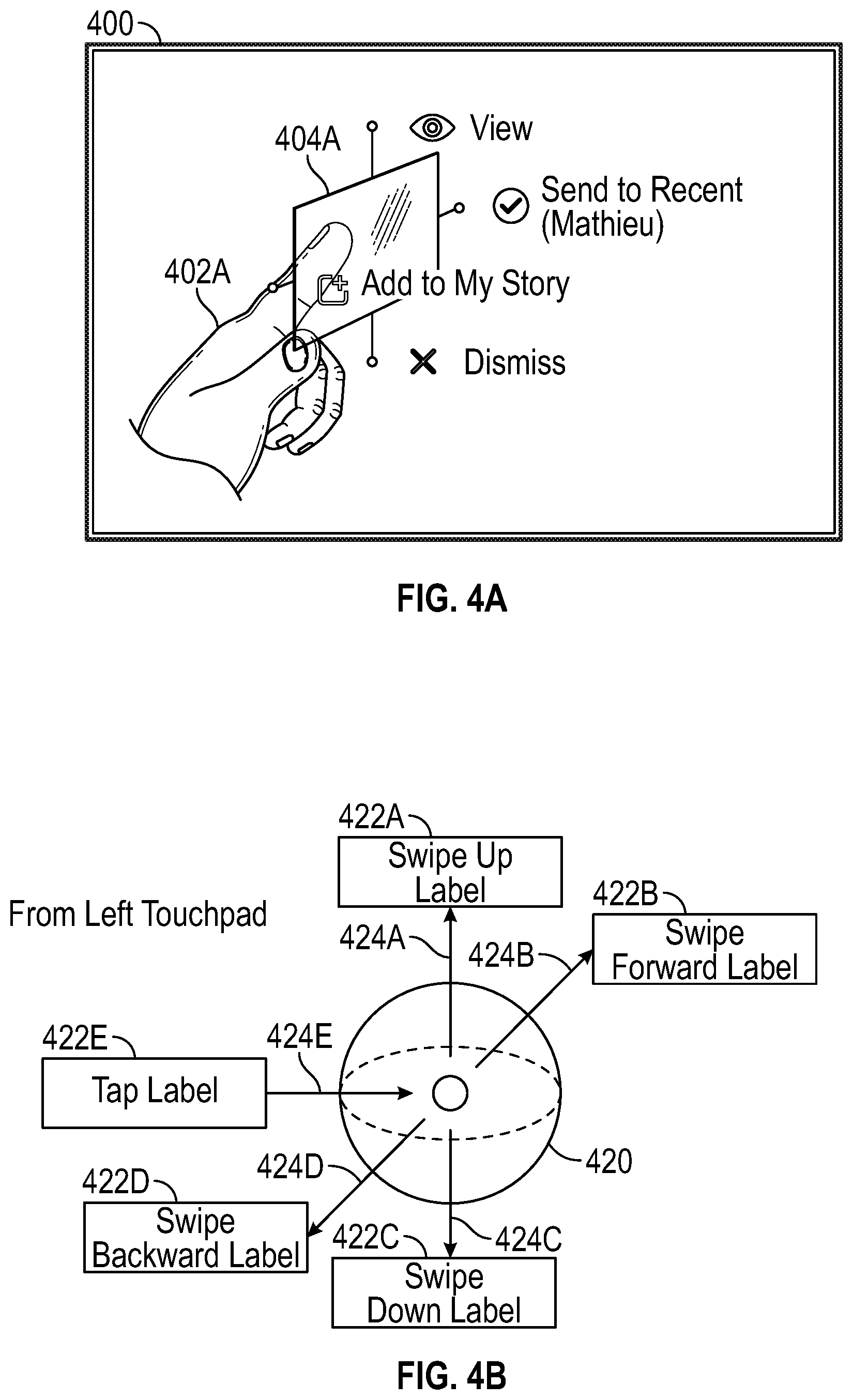 Patent US11775168 Figure 11 – Eyewear device user interface