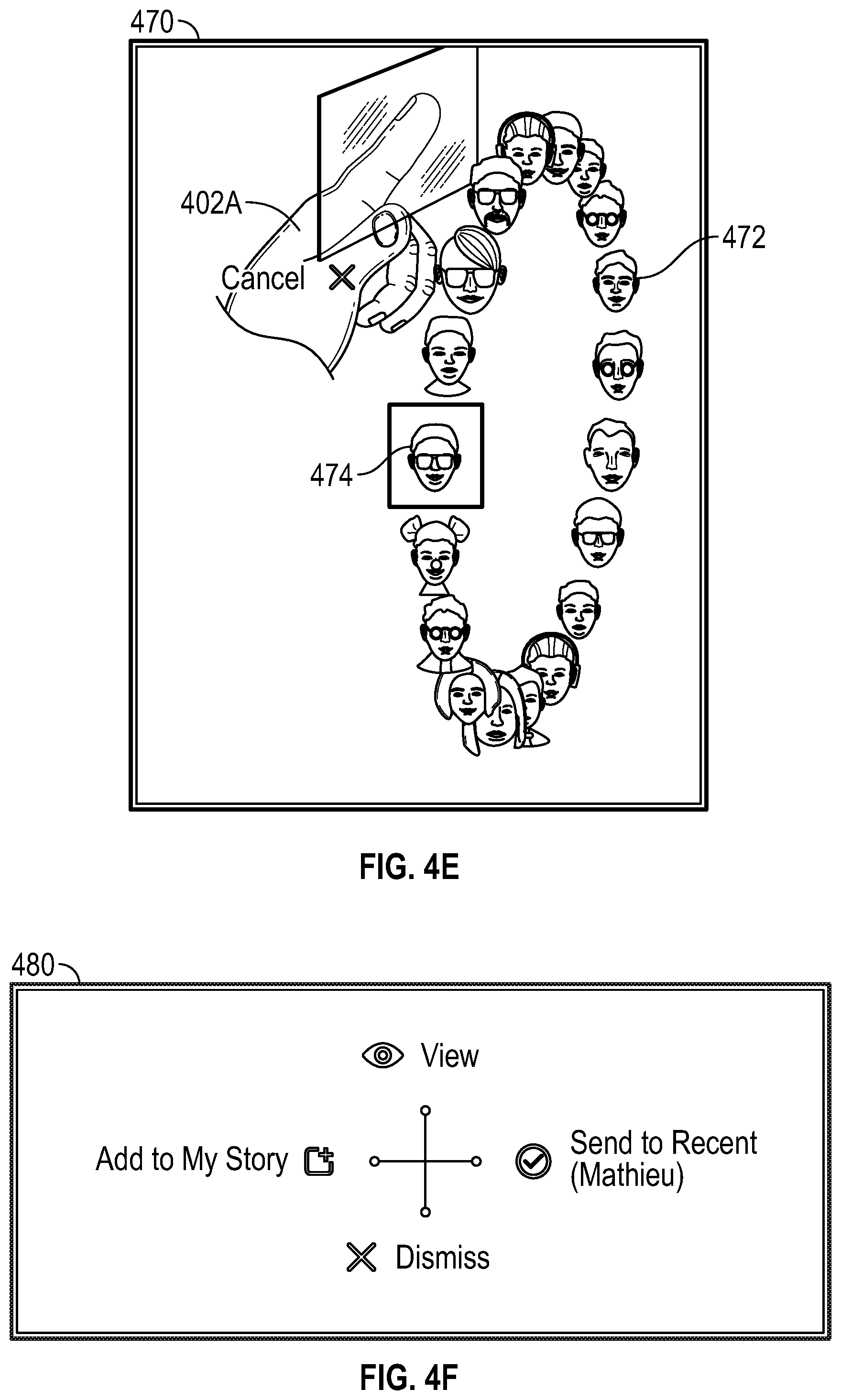 Patent US11775168 Figure 13 – Eyewear device user interface