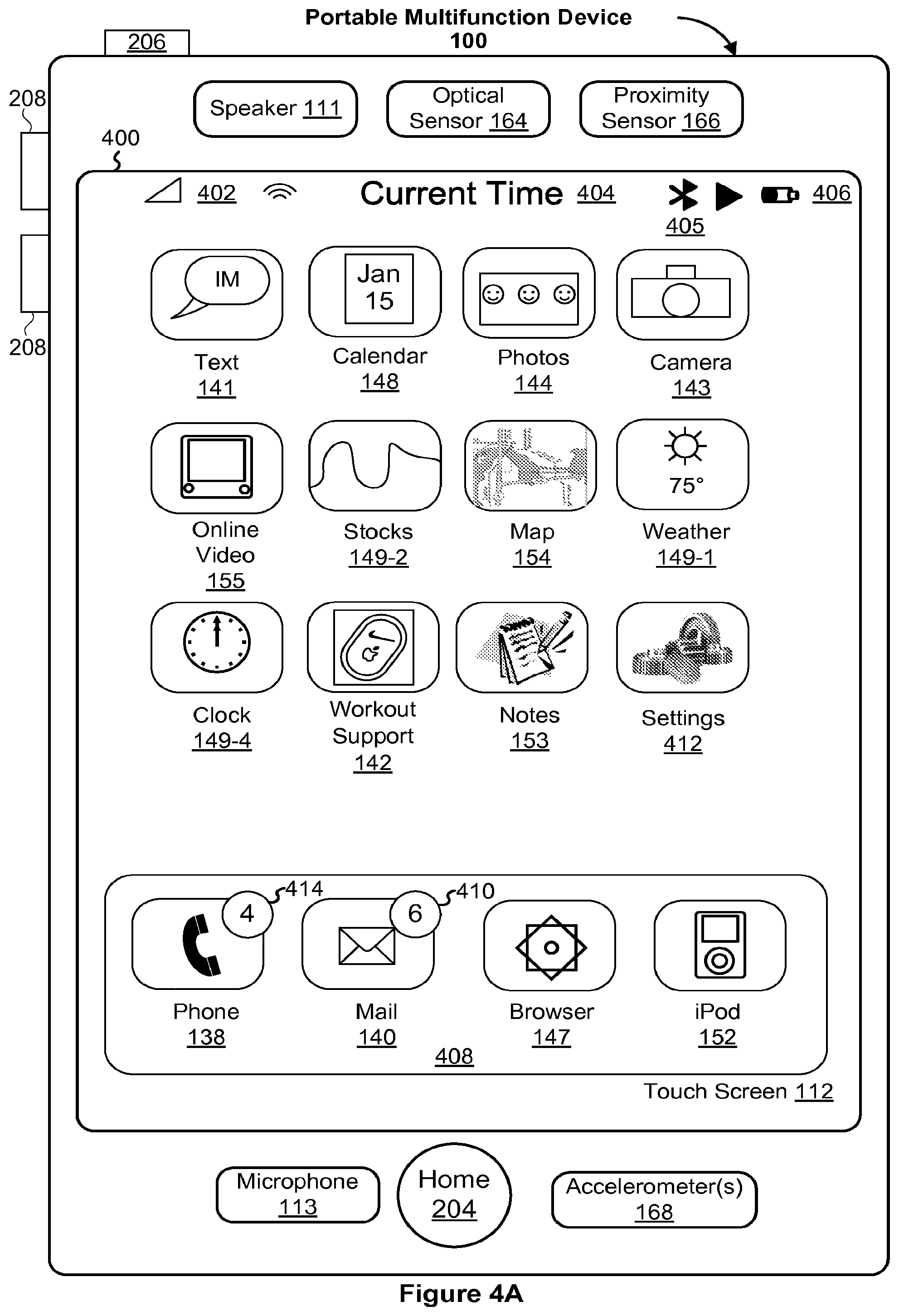 Patent US11775169 Figure 5 – Devices, methods, and graphical user interfaces for providing control of a touch-based user interface absent physical touch capabilities