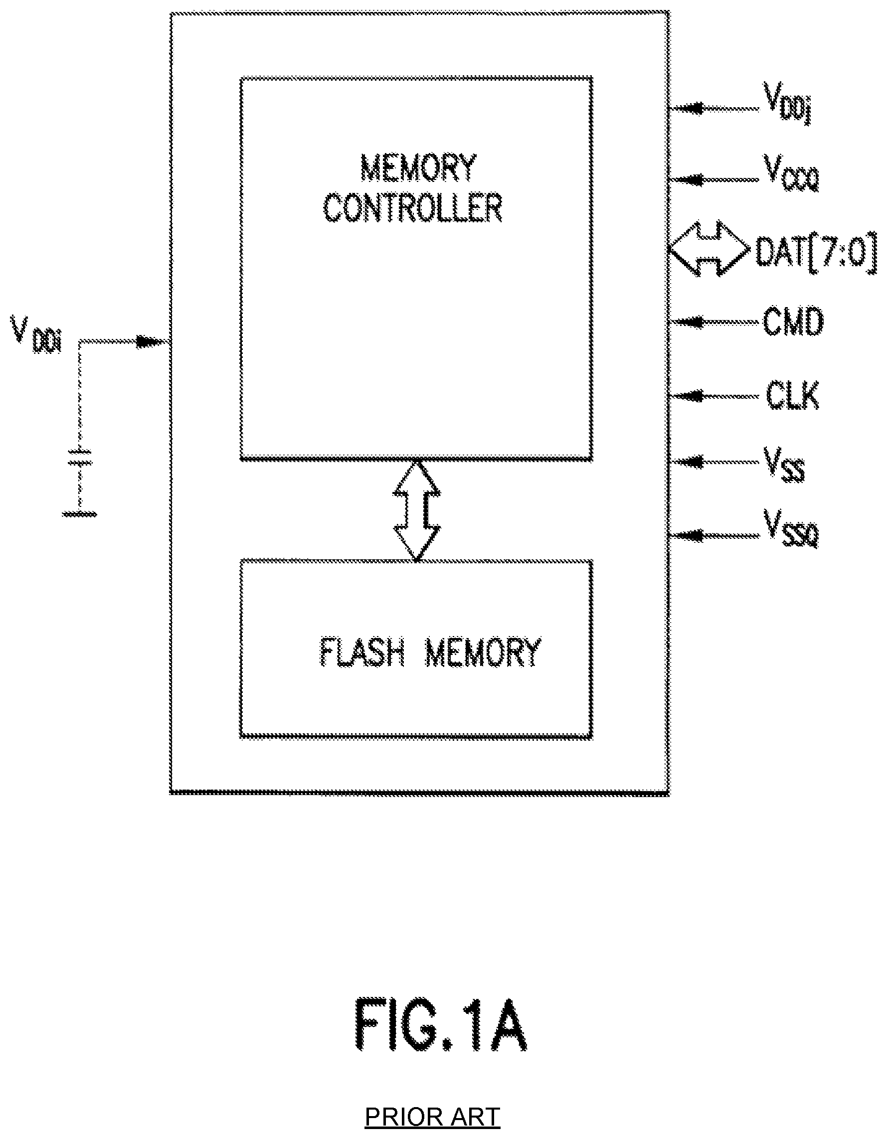 Patent US11775173 Figure 1 – Apparatus and method to share host system RAM with mass storage memory RAM