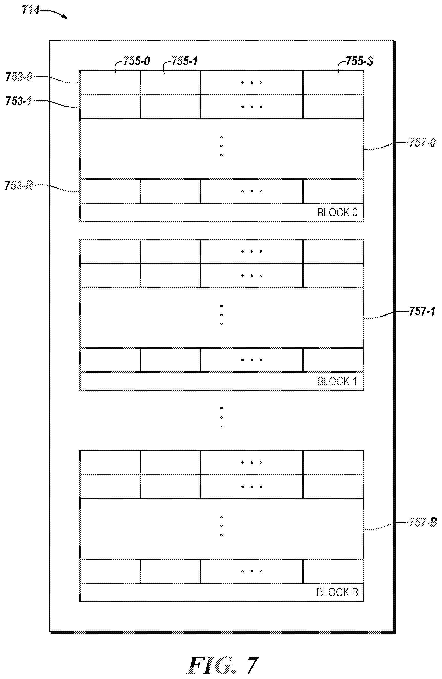Patent US11775208 Figure 7 – Partitions within snapshot memory for buffer and snapshot memory