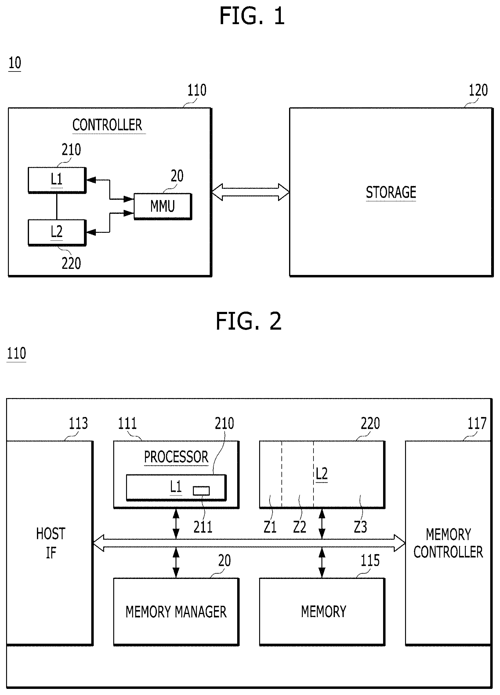 Patent US11775212 Figure 1 – Data storage device and operating method thereof