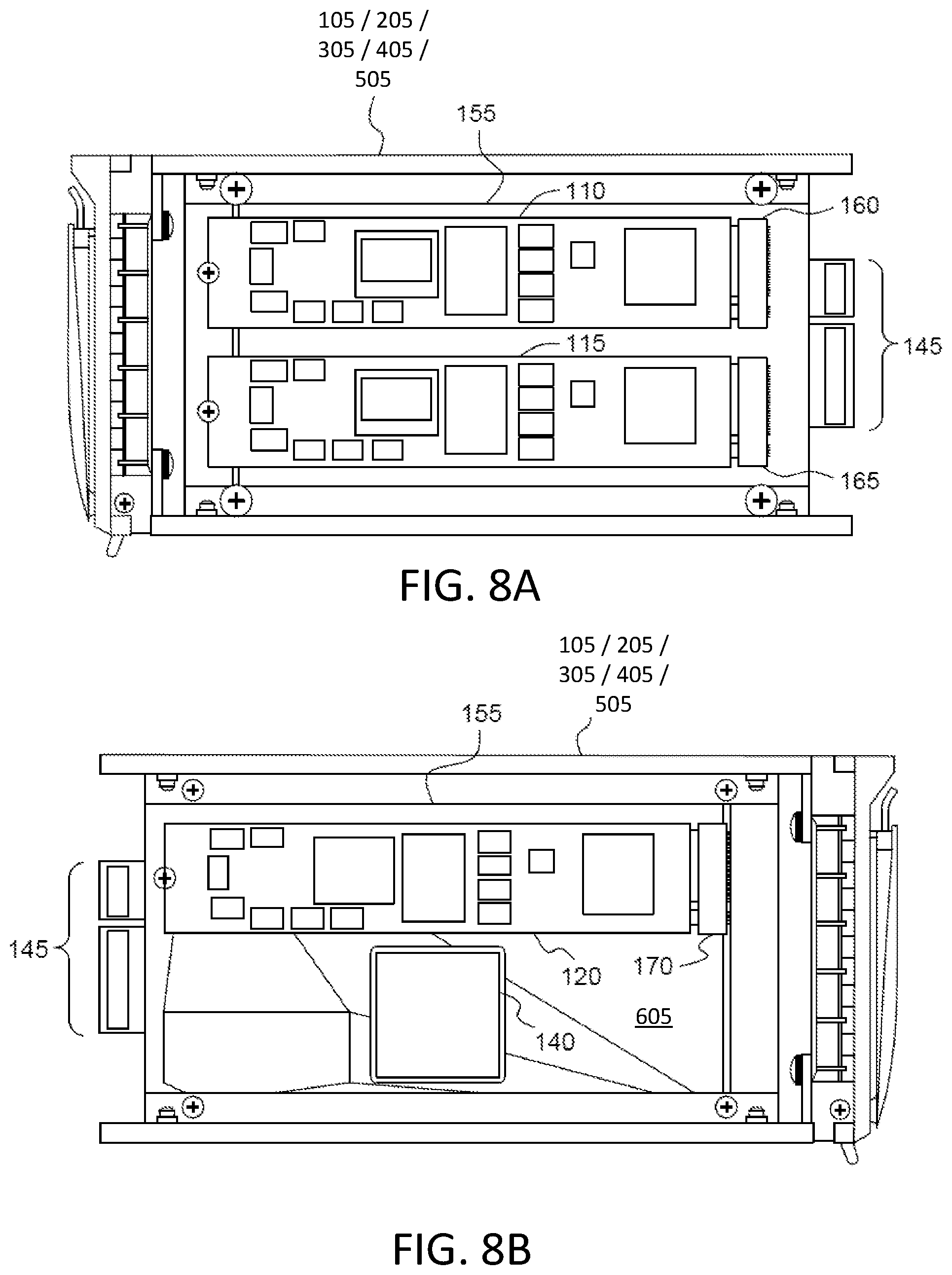 Patent US11775224 Figure 8 – Solid state drive multi-card adapter with integrated processing